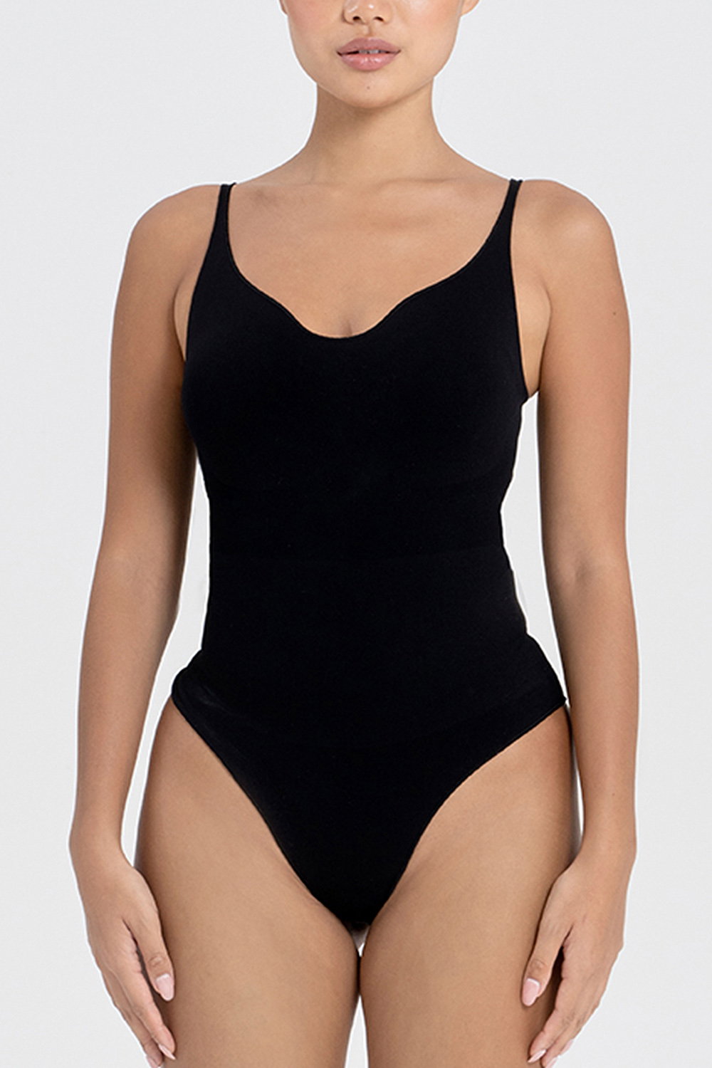 Black Sweetheart Sculpting Bodysuit, Image 3 of 5