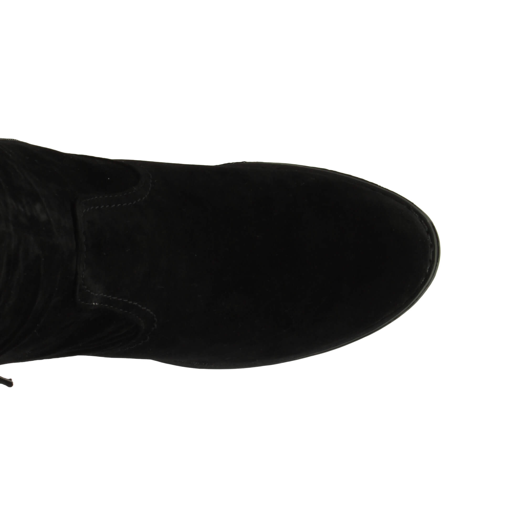 Black Low Heel Riding Over The Knee Boots, Image 7 of 8