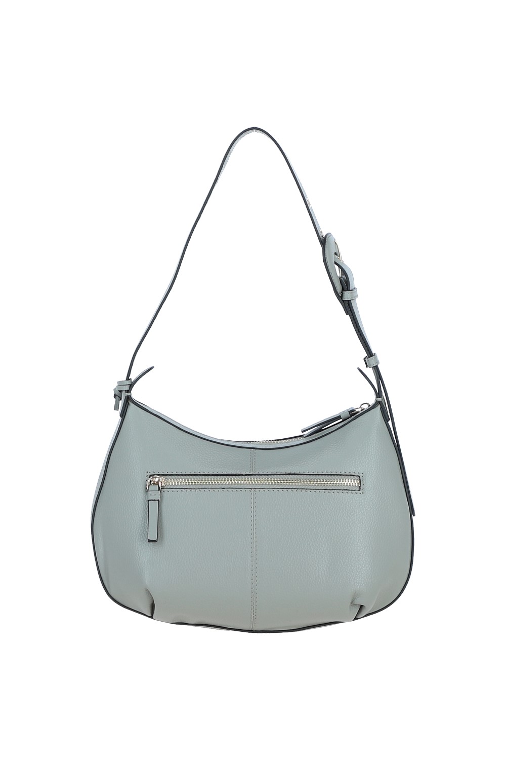Olive 'Nevina' Real Leather Shoulder Bag, Image 3 of 4