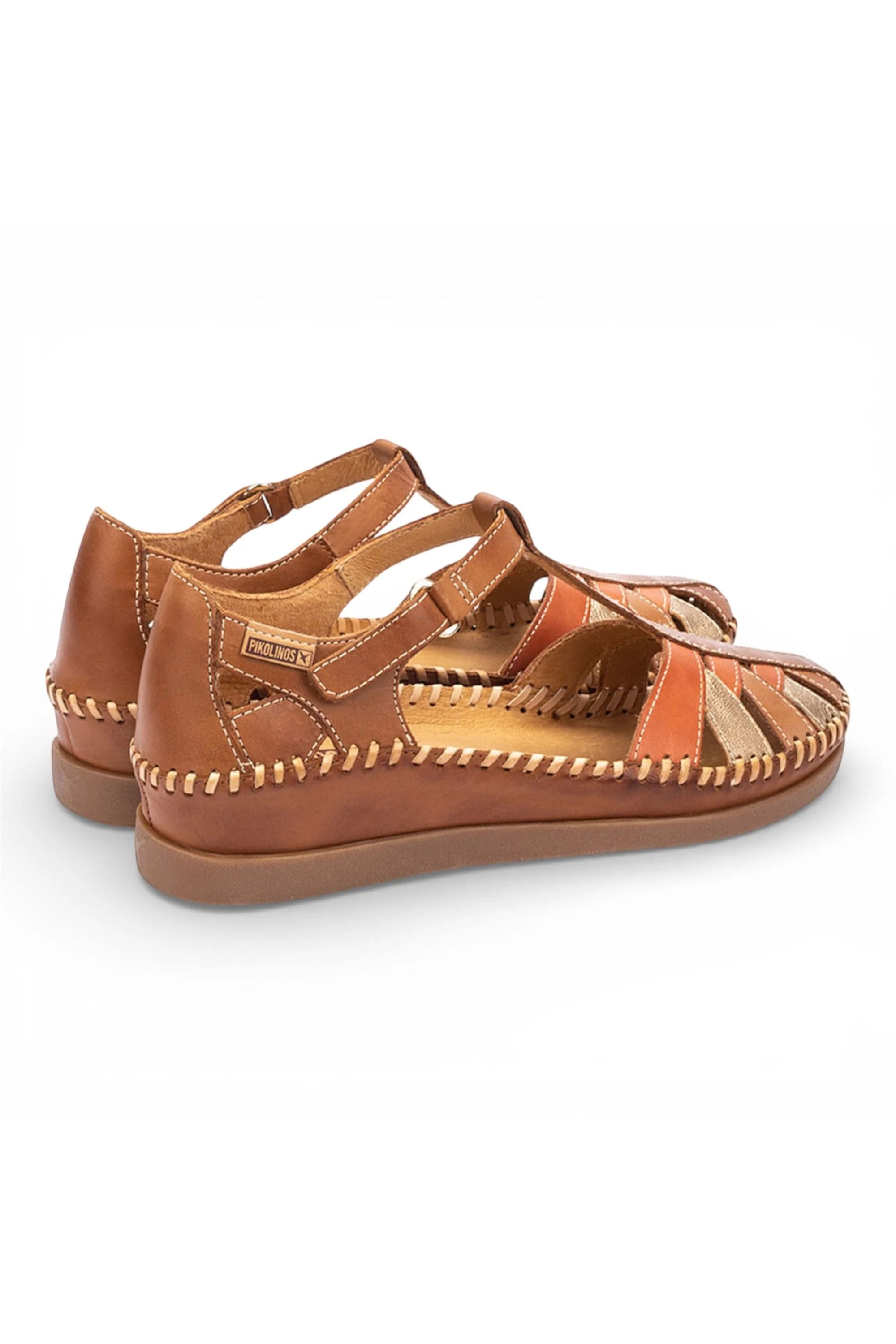 Brown Womens Soft Semi-Open Sandal-W8K-0705C1, Image 5 of 8