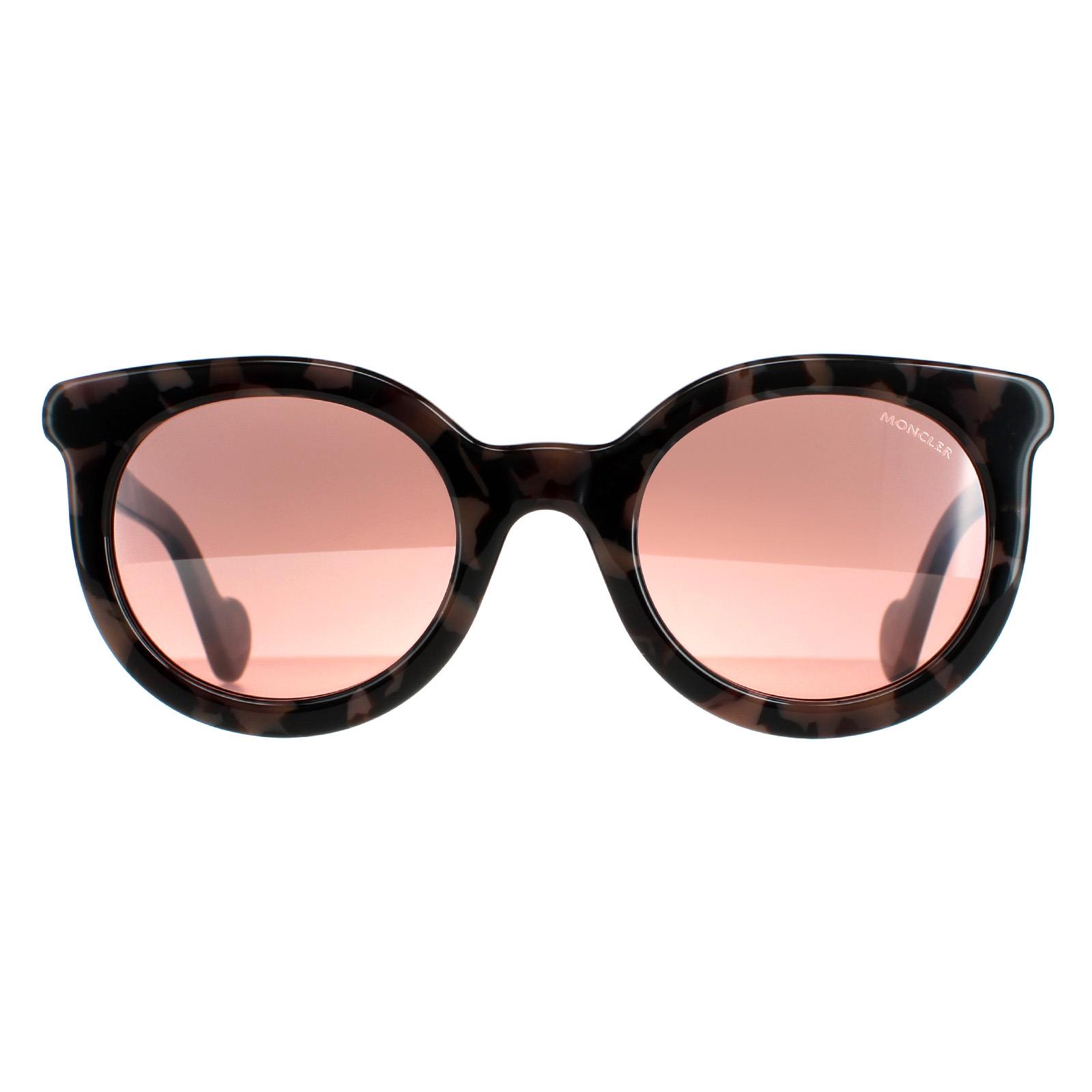 Brown Round Coloured Havana Bordeaux Mirror  ML0015, Image 1 of 4