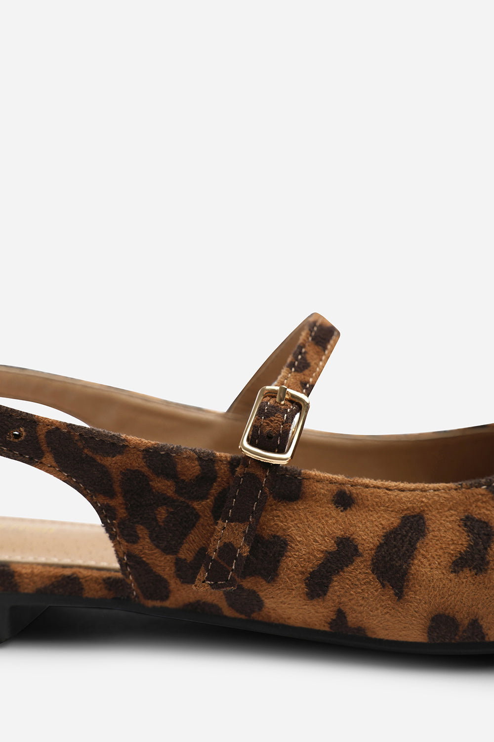 Multi Estrella Pointed Toe Mary Jane Open Back Ballet Flats, Image 6 of 7