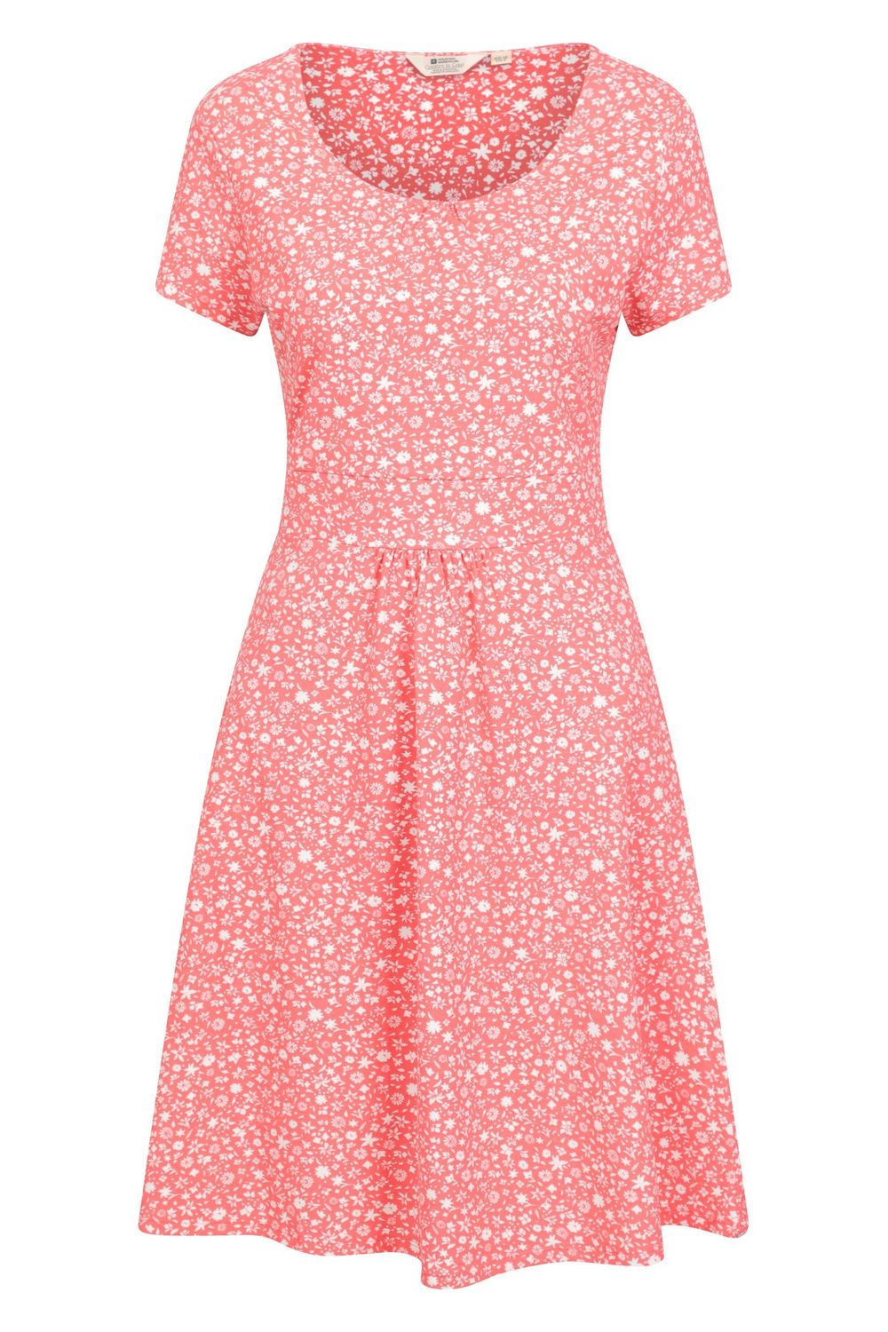 Red Orchid All Over Print UV Protection Dress, Image 1 of 4