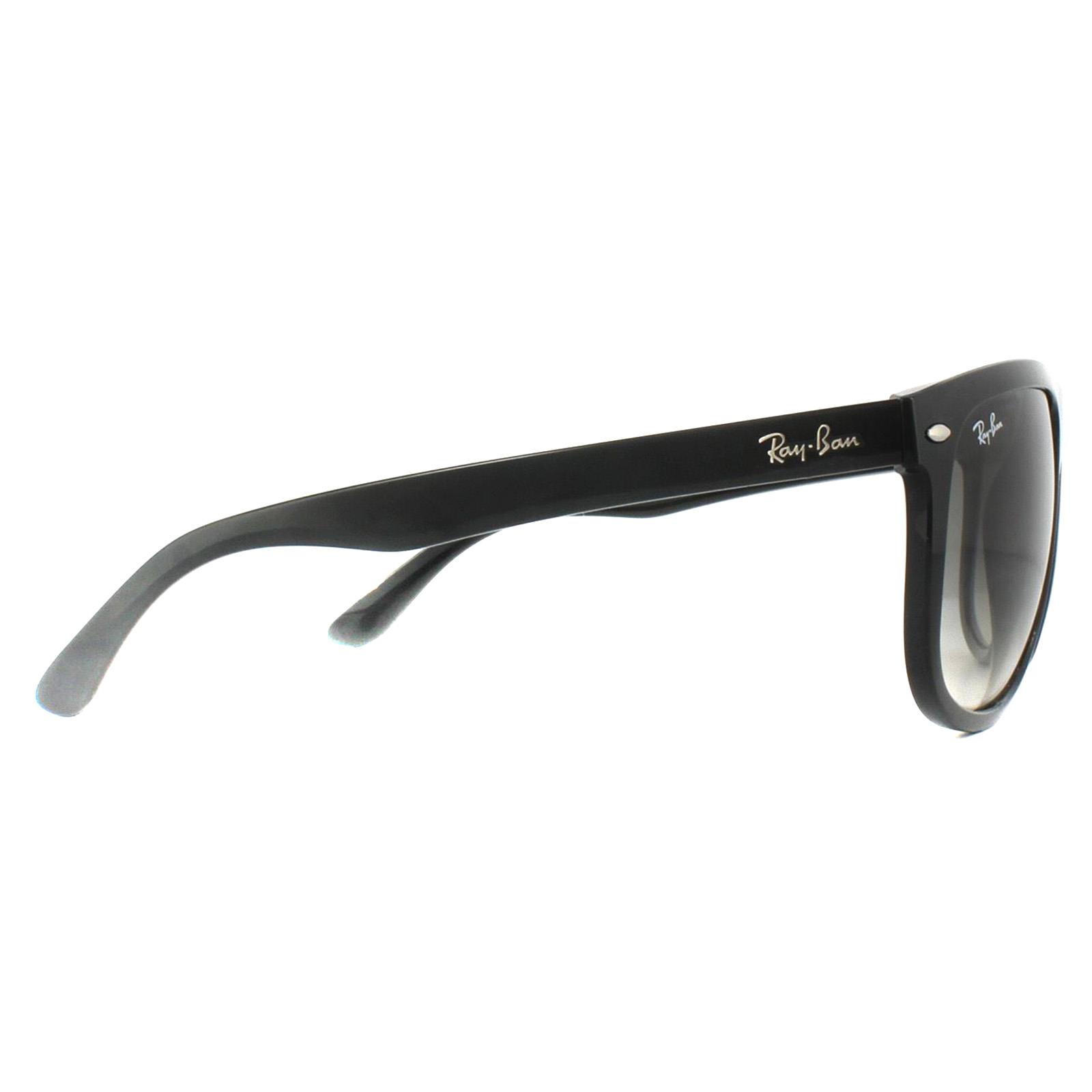 Black Ray-Ban Black Rectangle Black Grey Gradient 4147 Sunglasses, Image 3 of 3