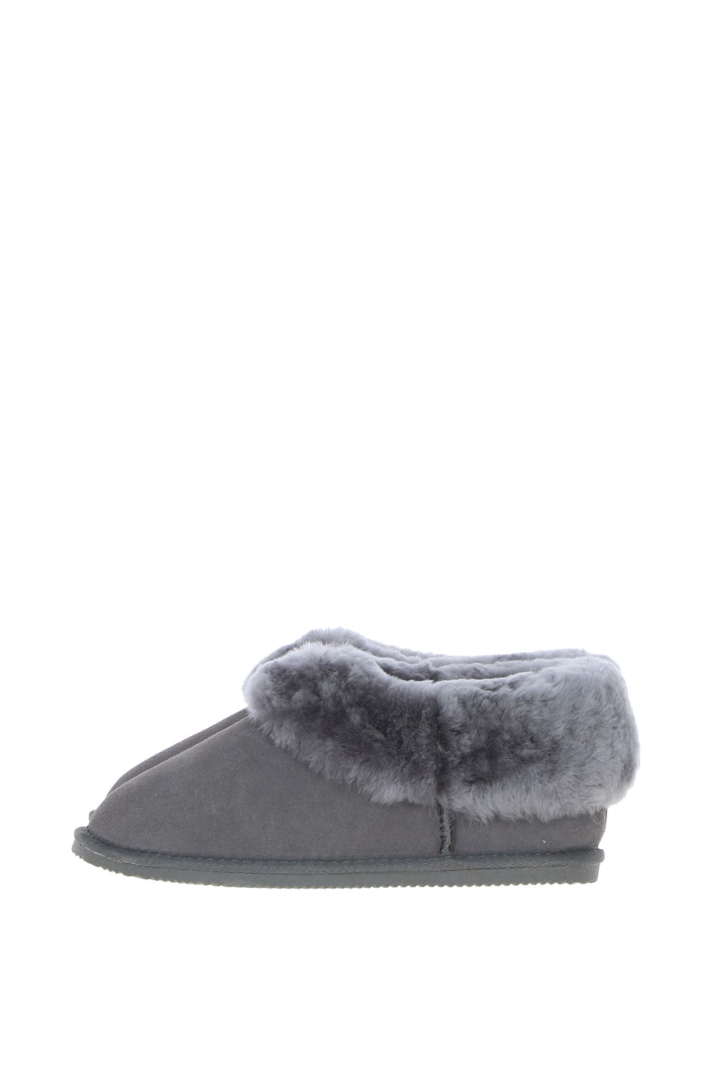 Grey Fenland England Grey Real Sheepskin Booties, Image 4 of 5