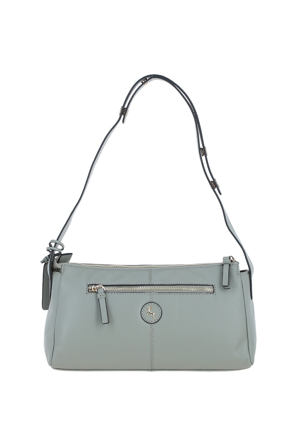 Olive Ashwood Leather Olive 'Nevaria' Real Leather Shoulder Bag, Image 3 of 4