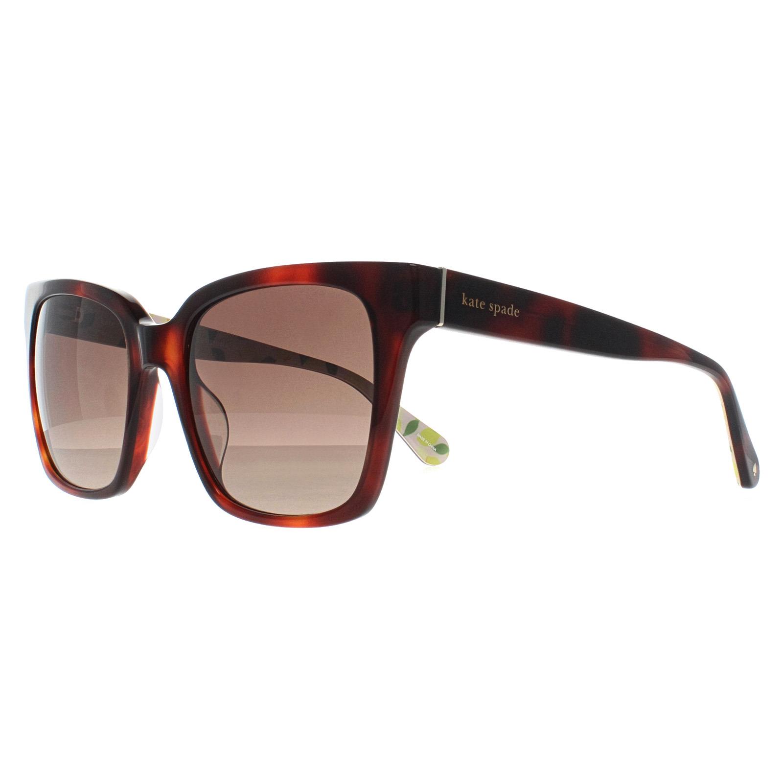 Brown Kate Spade Brown Square Havana Brown Gradient Harlow/G/S, Image 2 of 4