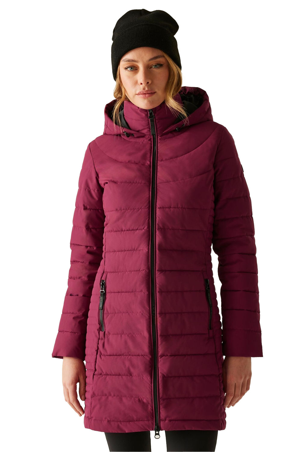 Red Andria Padded Jacket, Image 5 of 5
