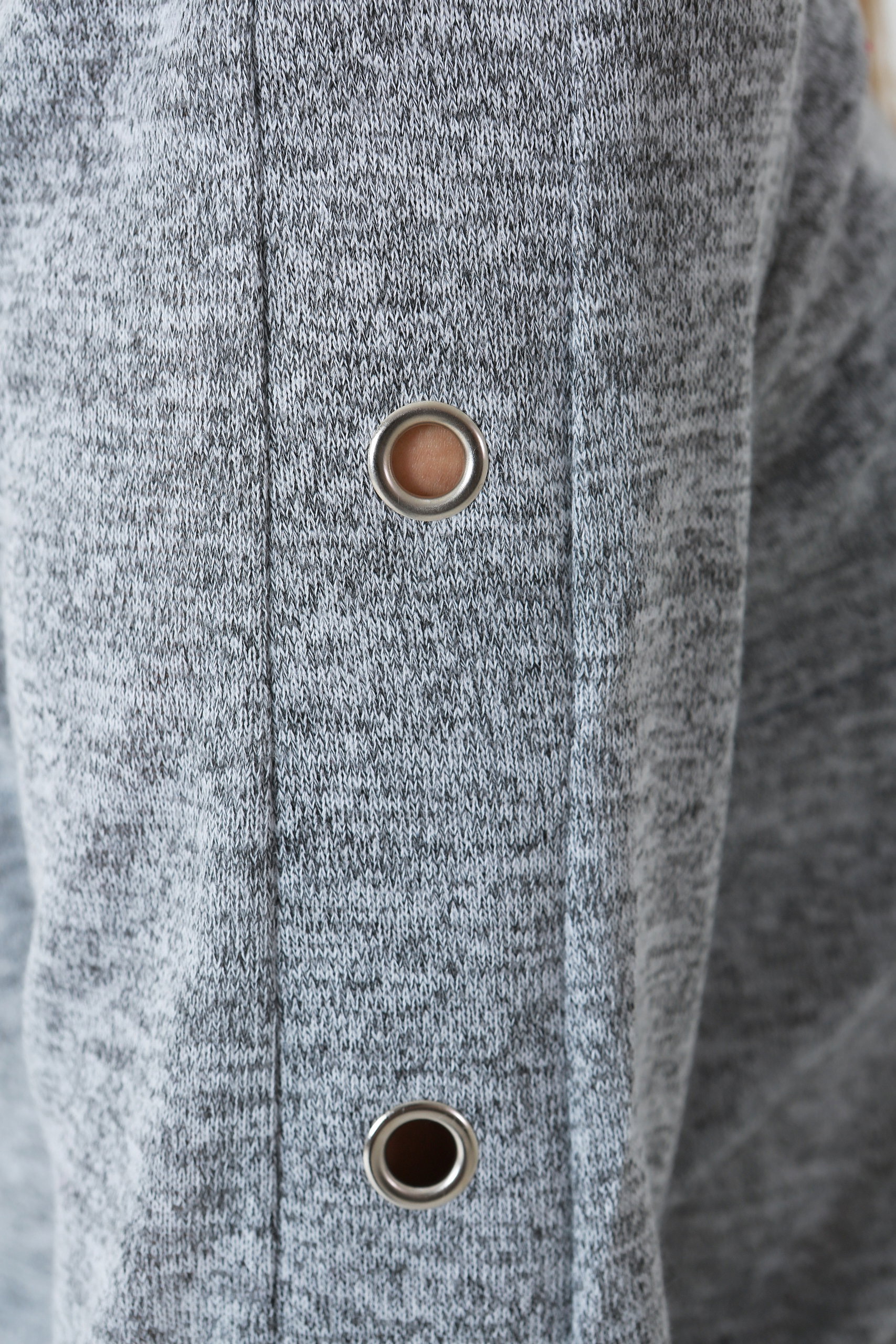 Grey Julianna V-Neck Lounge Top, Image 6 of 5