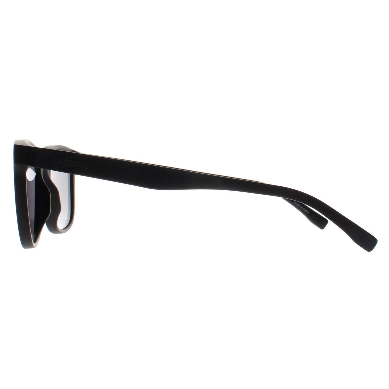 Black Lacoste Black Rectangle Matte Black Grey L929SE, Image 3 of 4