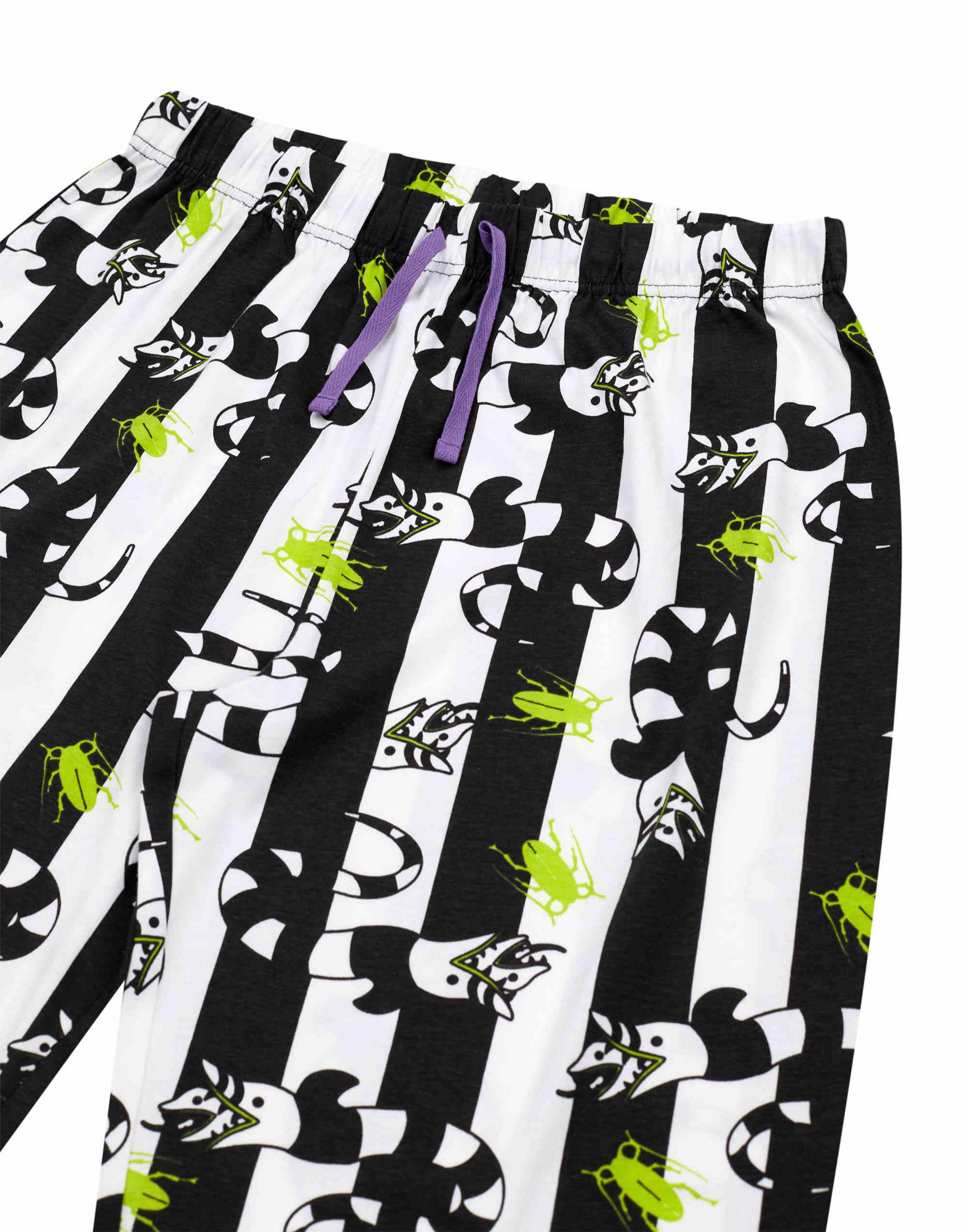 Multi Beetlejuice Logo Pyjama Set, Image 6 of 6