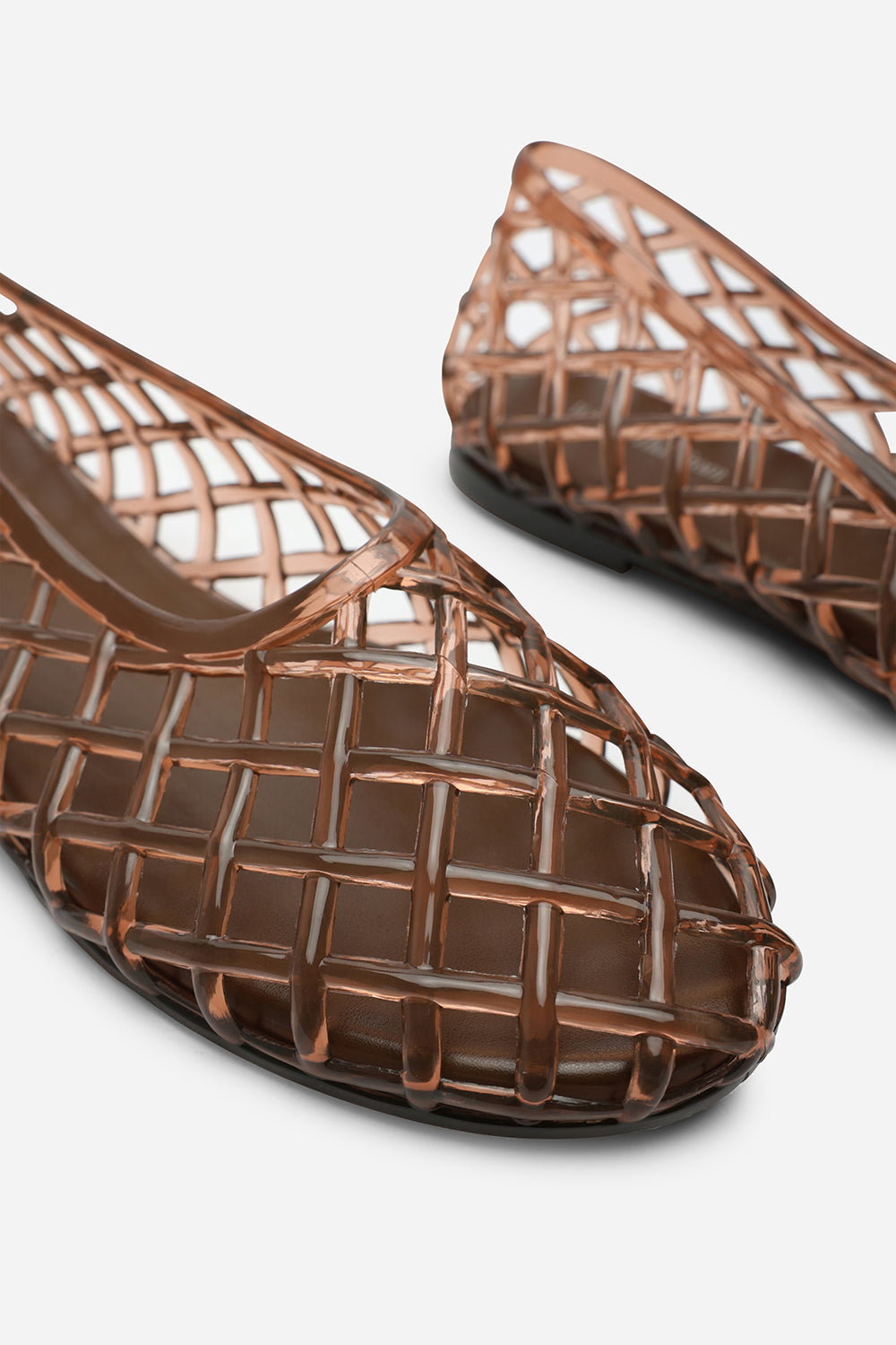 Brown Kori Jelly Ballet Pumps, Image 5 of 6