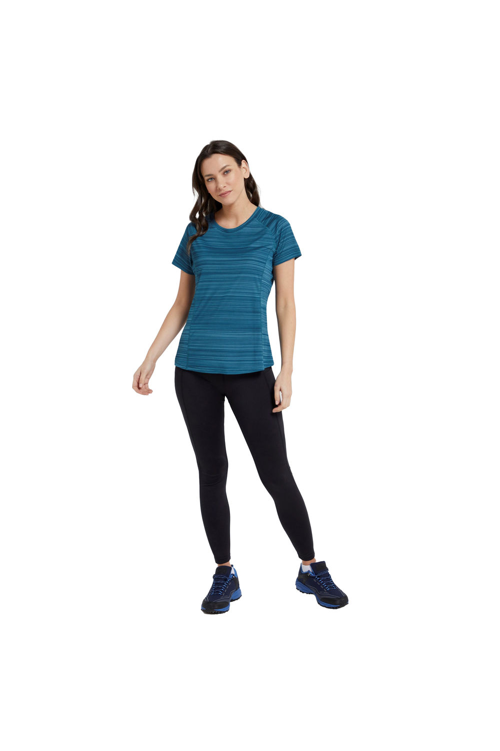 Teal Endurance Striped TShirt, Image 7 of 7
