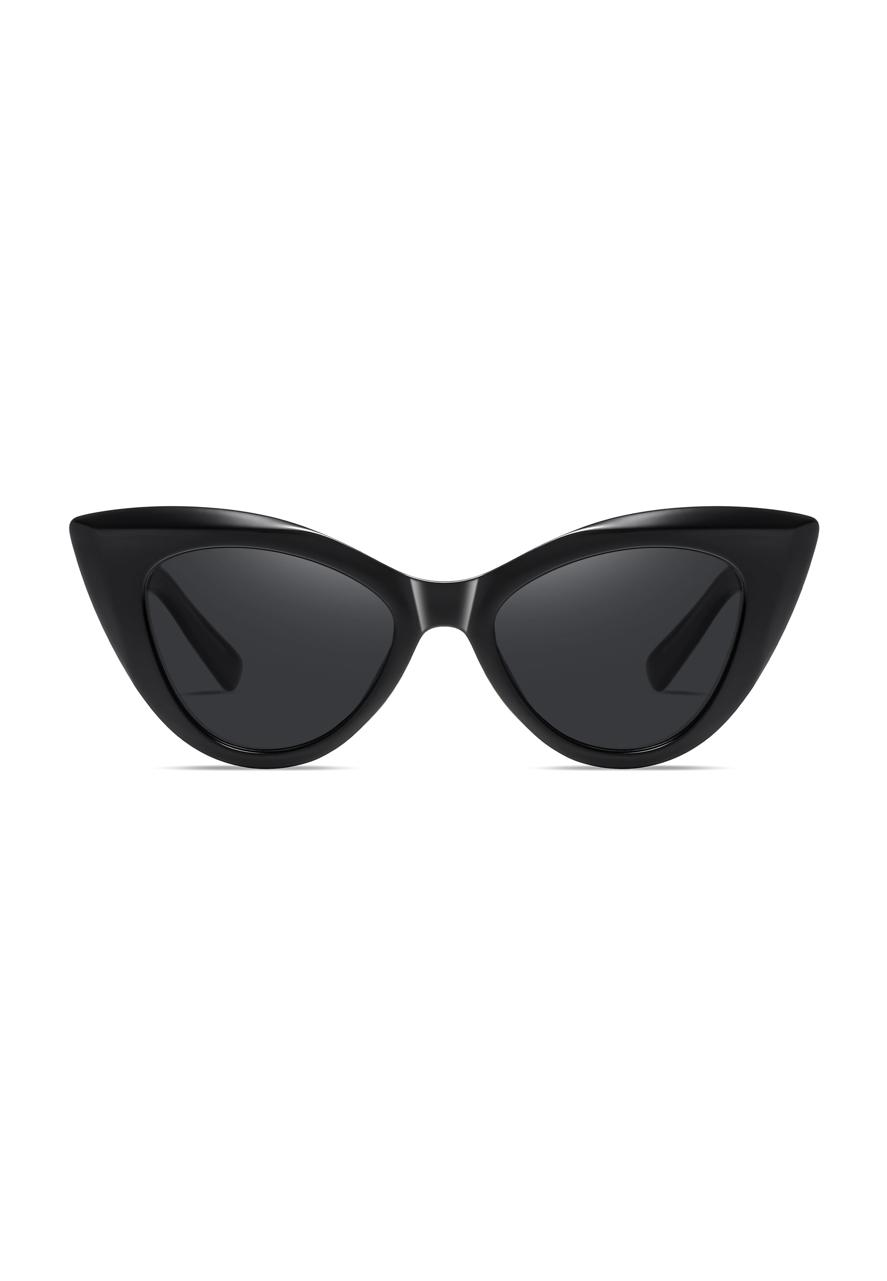 Black AVANT-GARDE PARIS Black Chic Cat Eye Polarized Sunglasses, Image 2 of 5