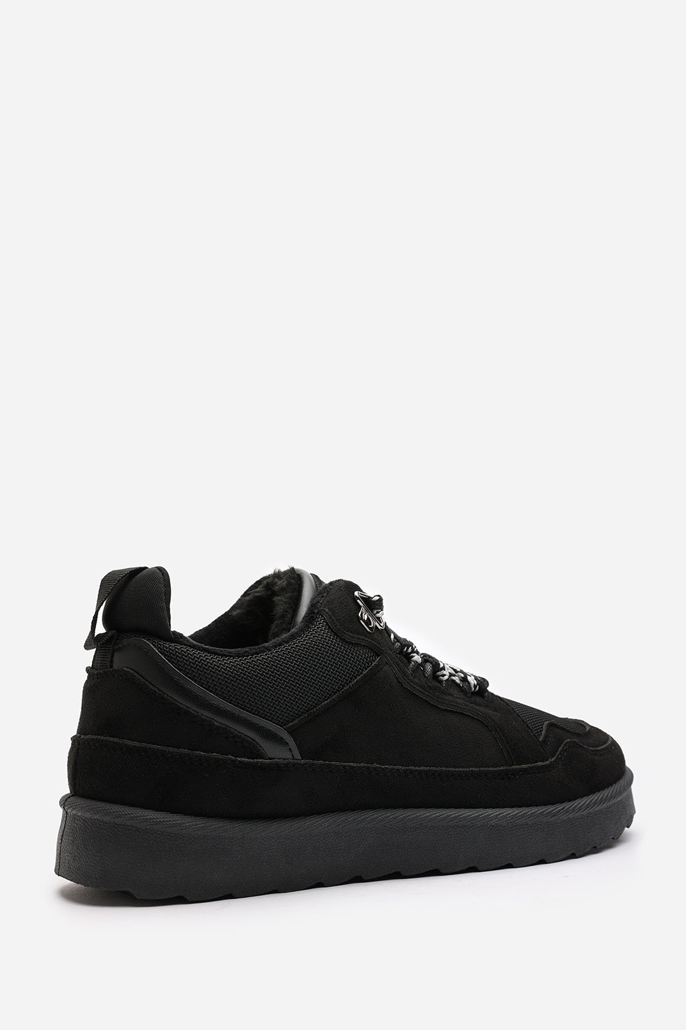 Black 'Darcy' Lace-Up Trainers with Chunky Sole, Image 6 of 7