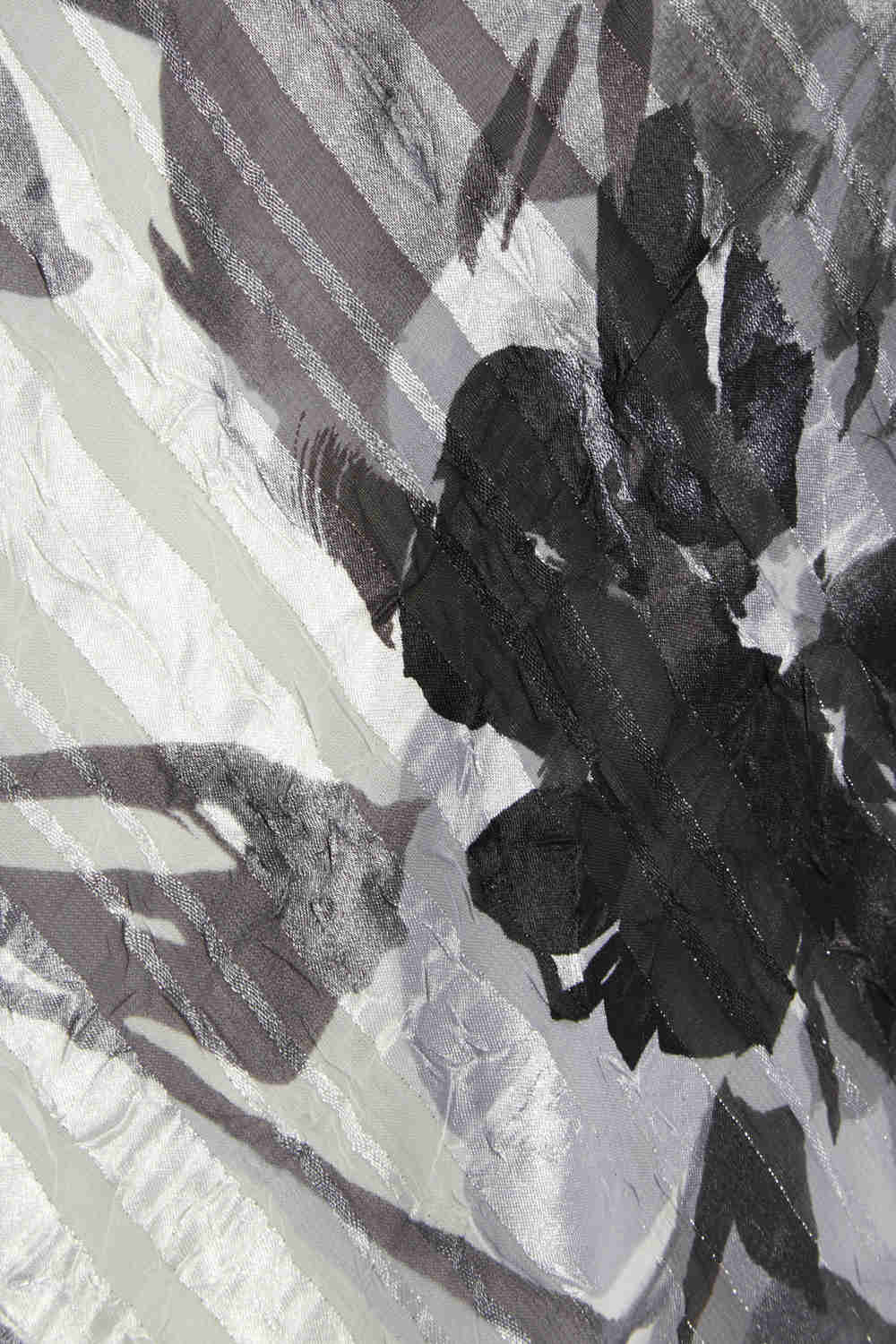 Ivory Crushed Bias Cut Satin Dress, Image 6 of 5