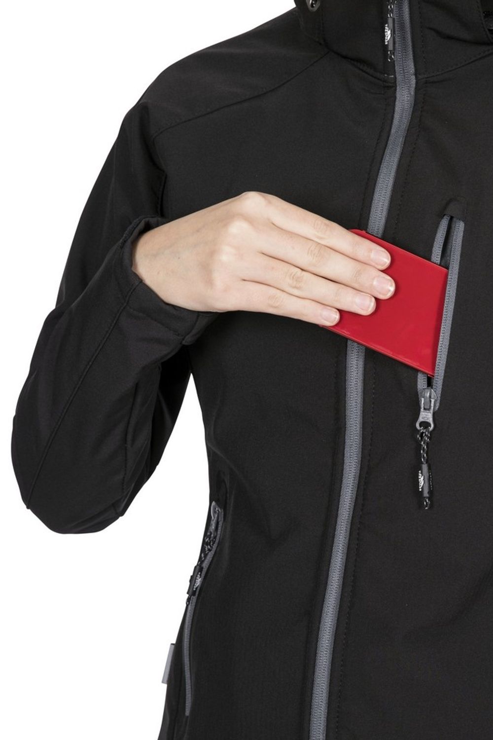 Black Bela II Waterproof Soft Shell Jacket, Image 3 of 8