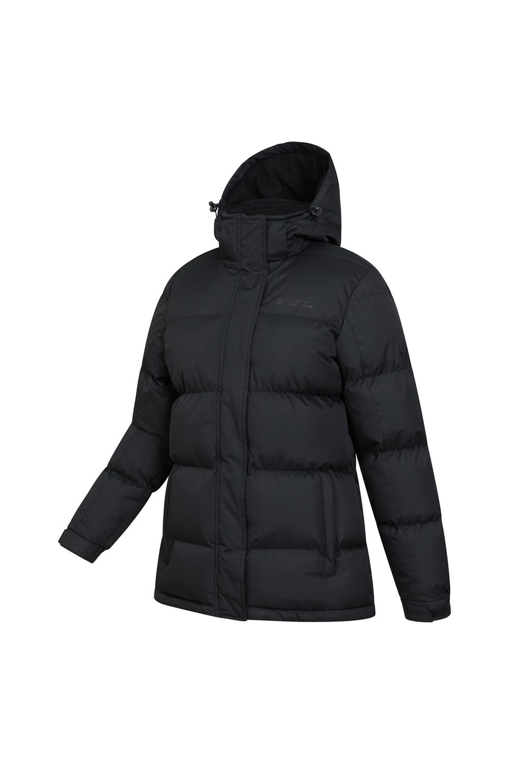 Black Waterproof Padded Jacket, Image 4 of 8