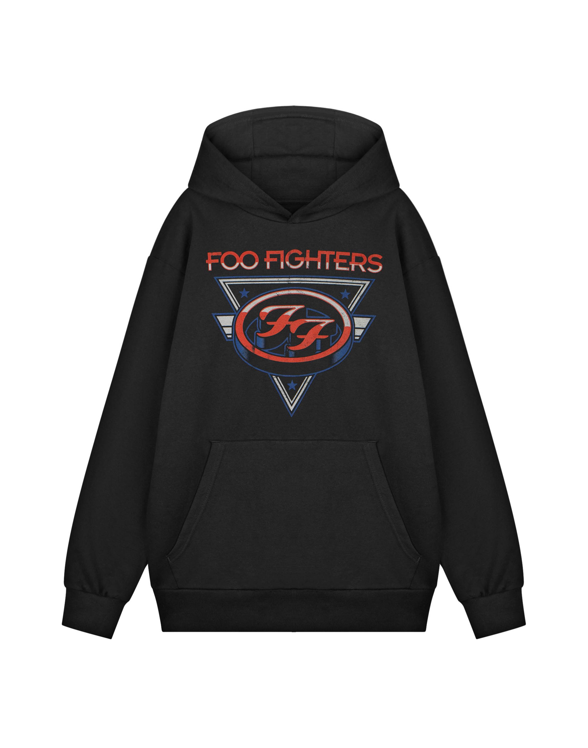 Black Foo Fighters Triangle Stars Hoodie