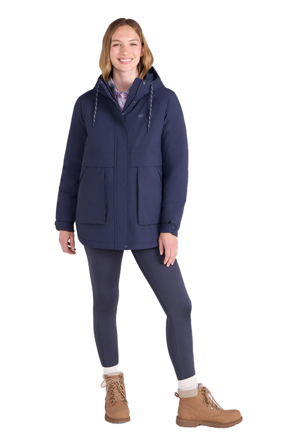 Navy Mountain Warehouse Navy Chestnut Waterproof Padded Jacket, Image 6 of 6