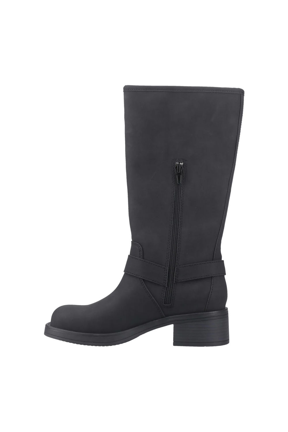 Black Nash Tall Biker Boots, Image 4 of 5