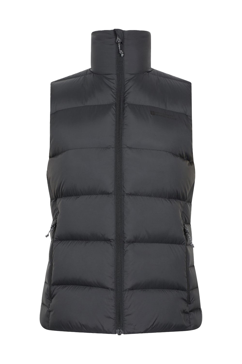 Black Mountain Warehouse Black Stratus Packable Gilet, Image 1 of 5