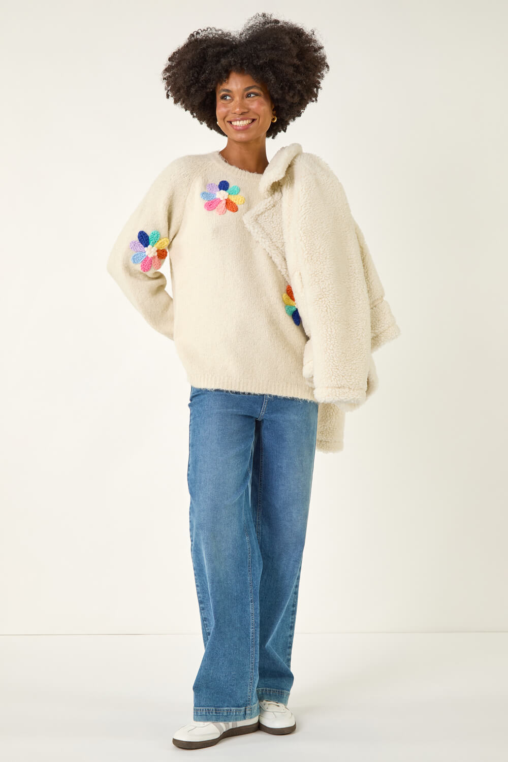 Rainbow Daisy Jumper