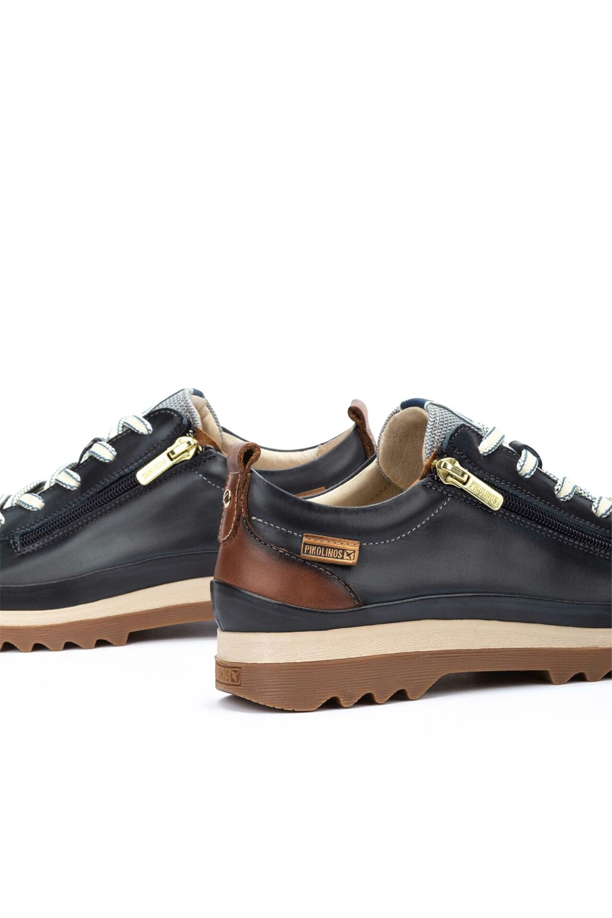 Blue Women’s Laces & Zipper Trainers-W3W-6979, Image 7 of 8