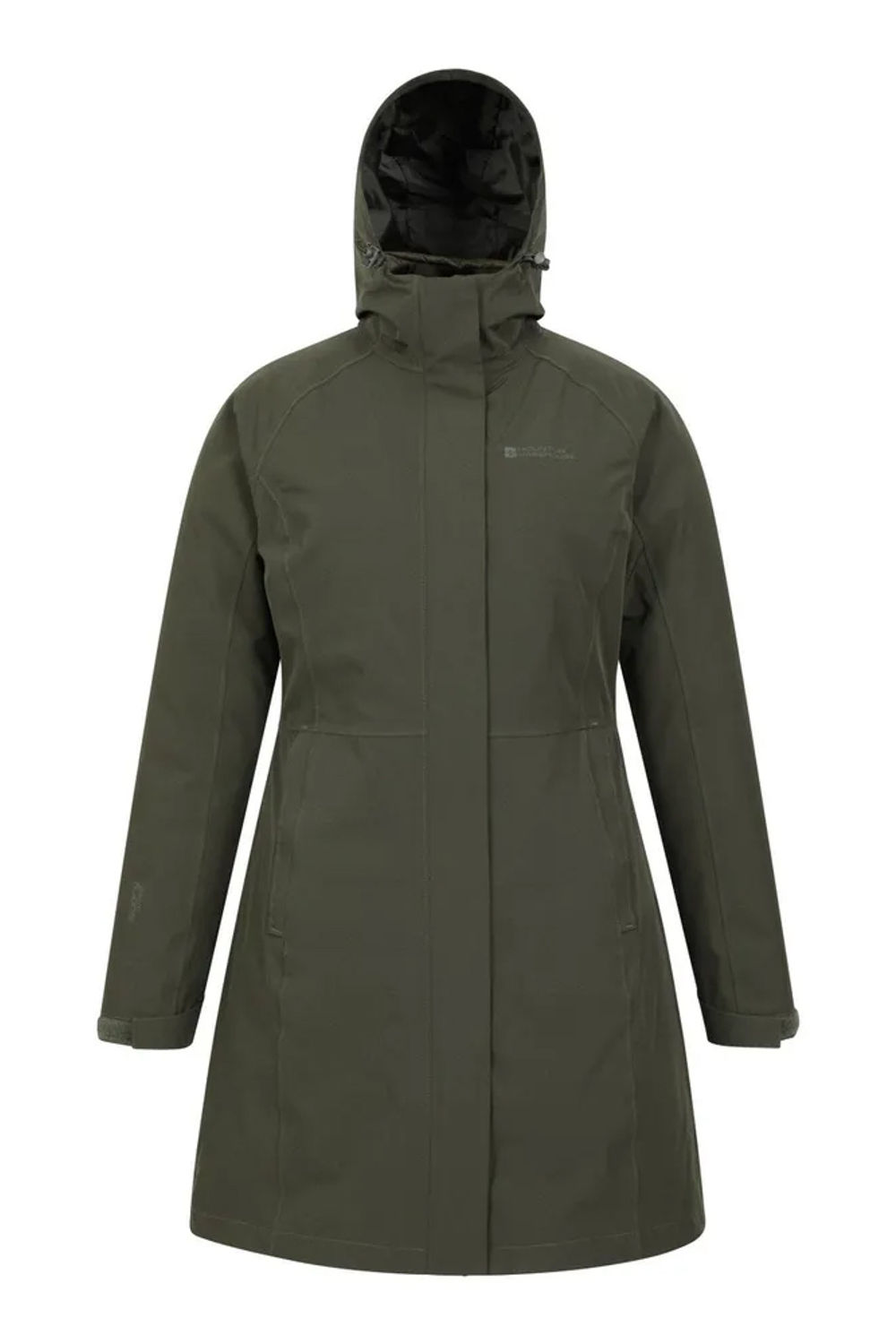 Khaki Alaskan Long 3 In 1 Jacket, Image 3 of 4