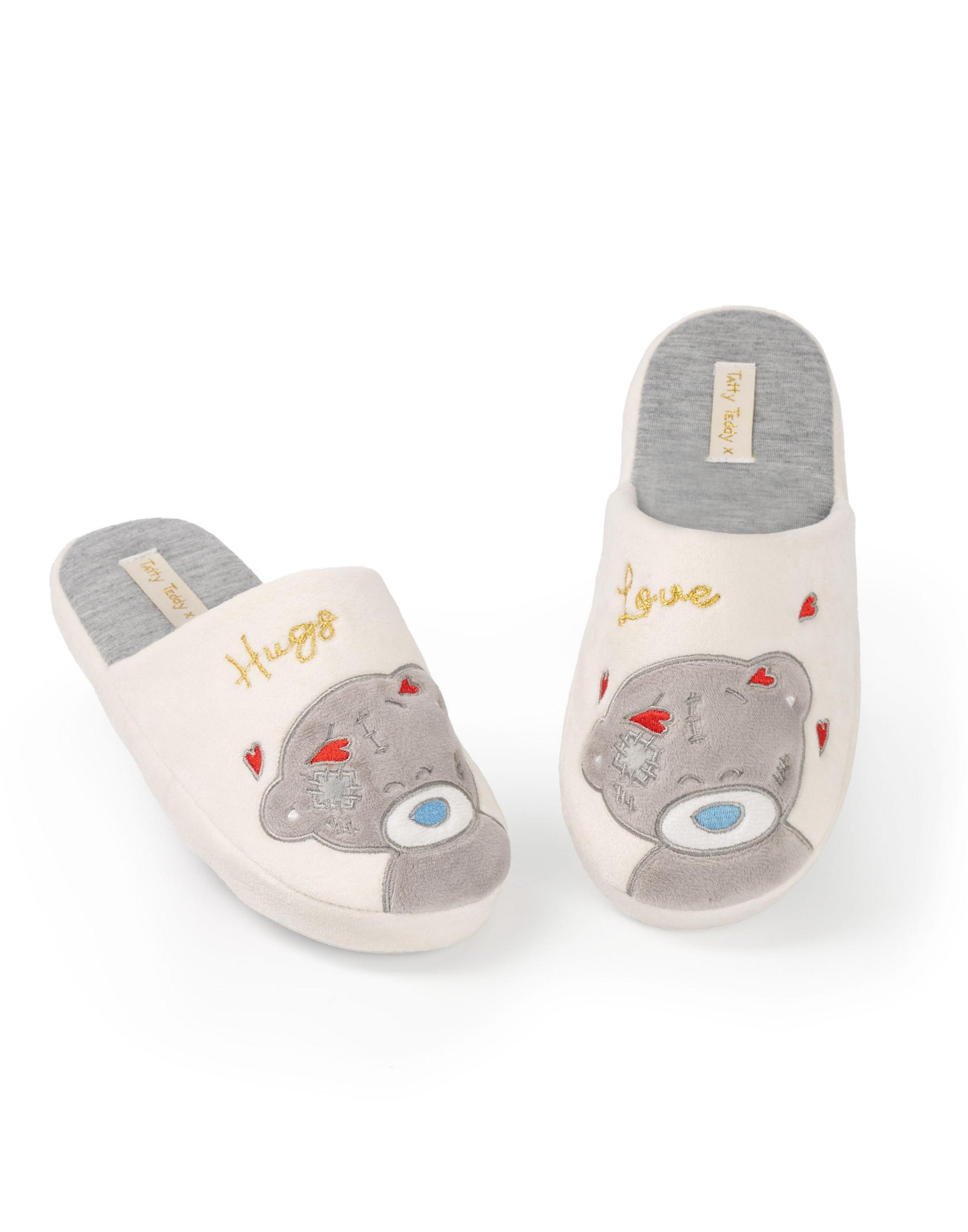 White Me To You Bear Slippers For Women