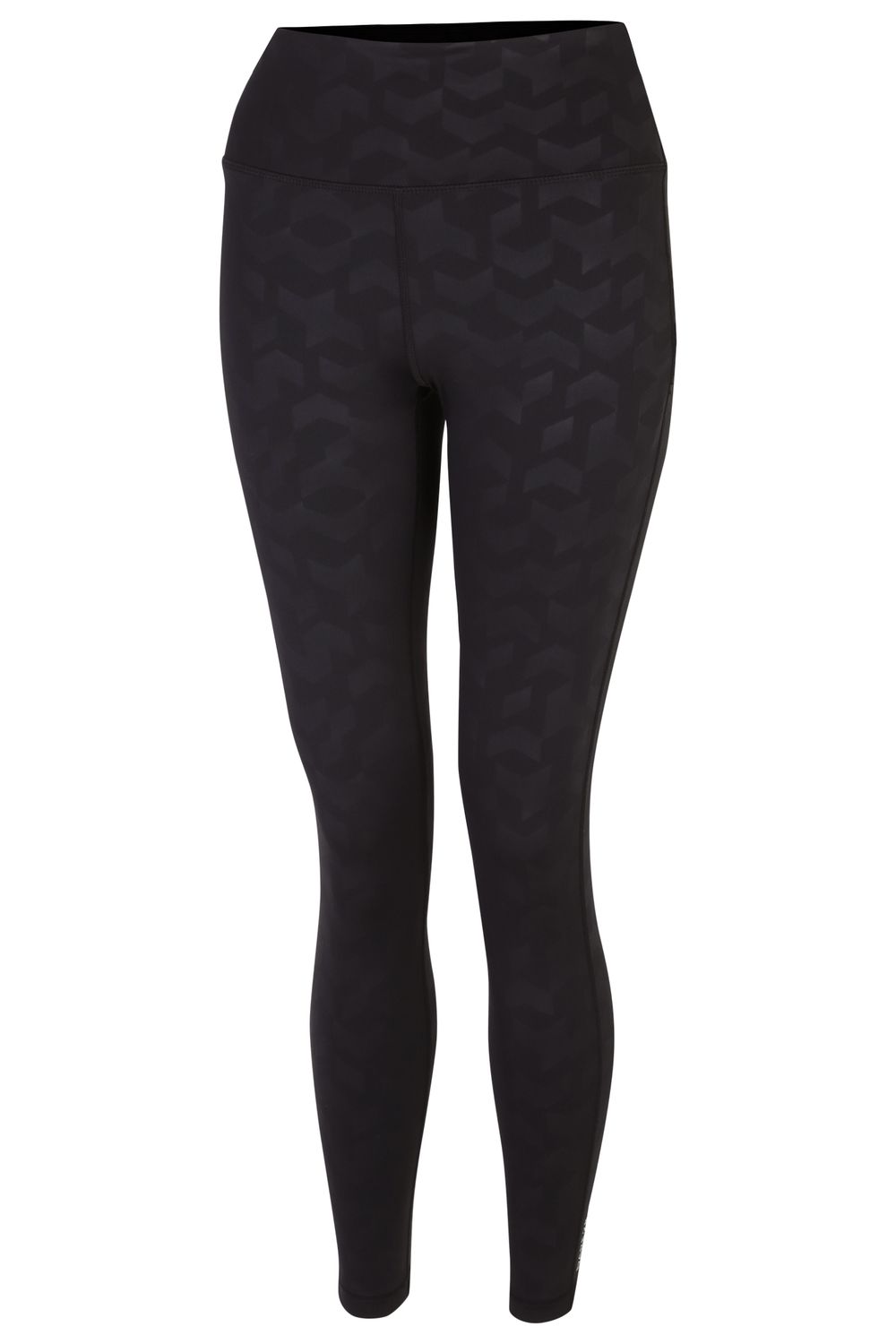 Black Influential Chevron 7/8 Leggings, Image 3 of 6