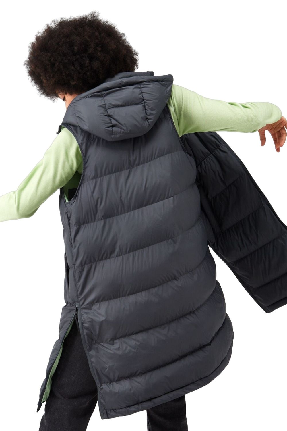Multi Ganella Long Length Gilet, Image 4 of 5