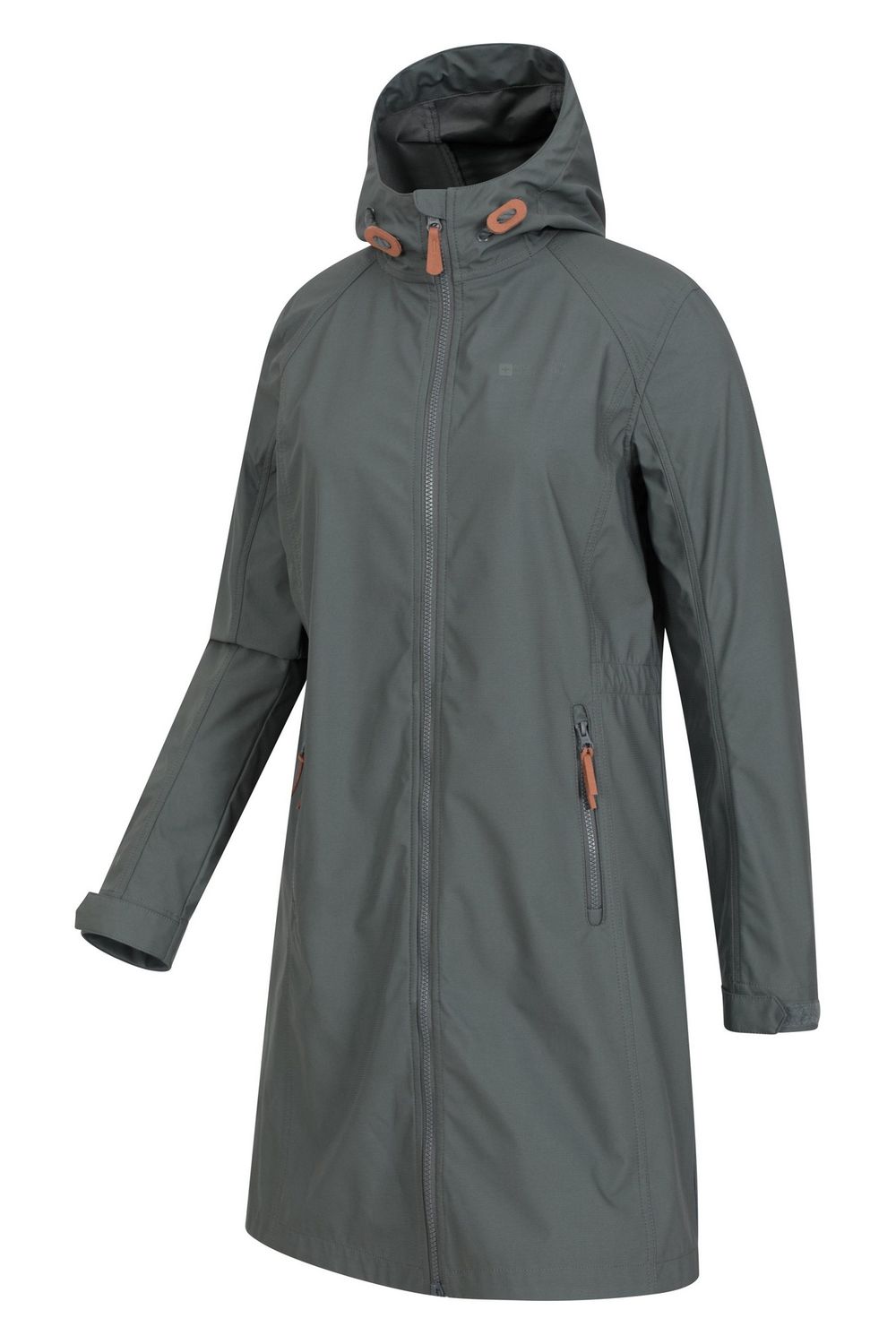 Green Ioana Longline Soft Shell Jacket, Image 4 of 4