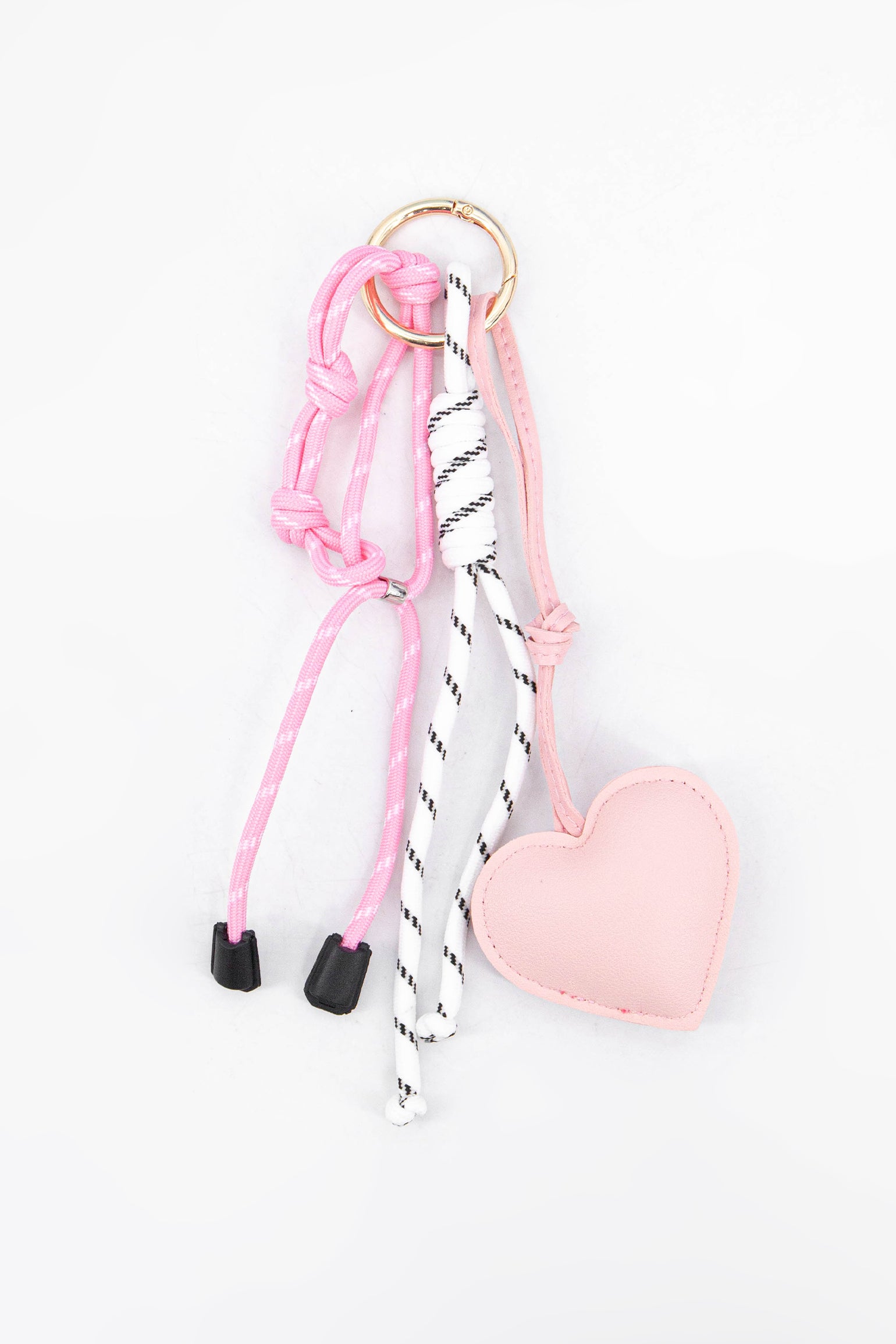 Pink Love Heart Clip On Bag Charm, Image 1 of 3