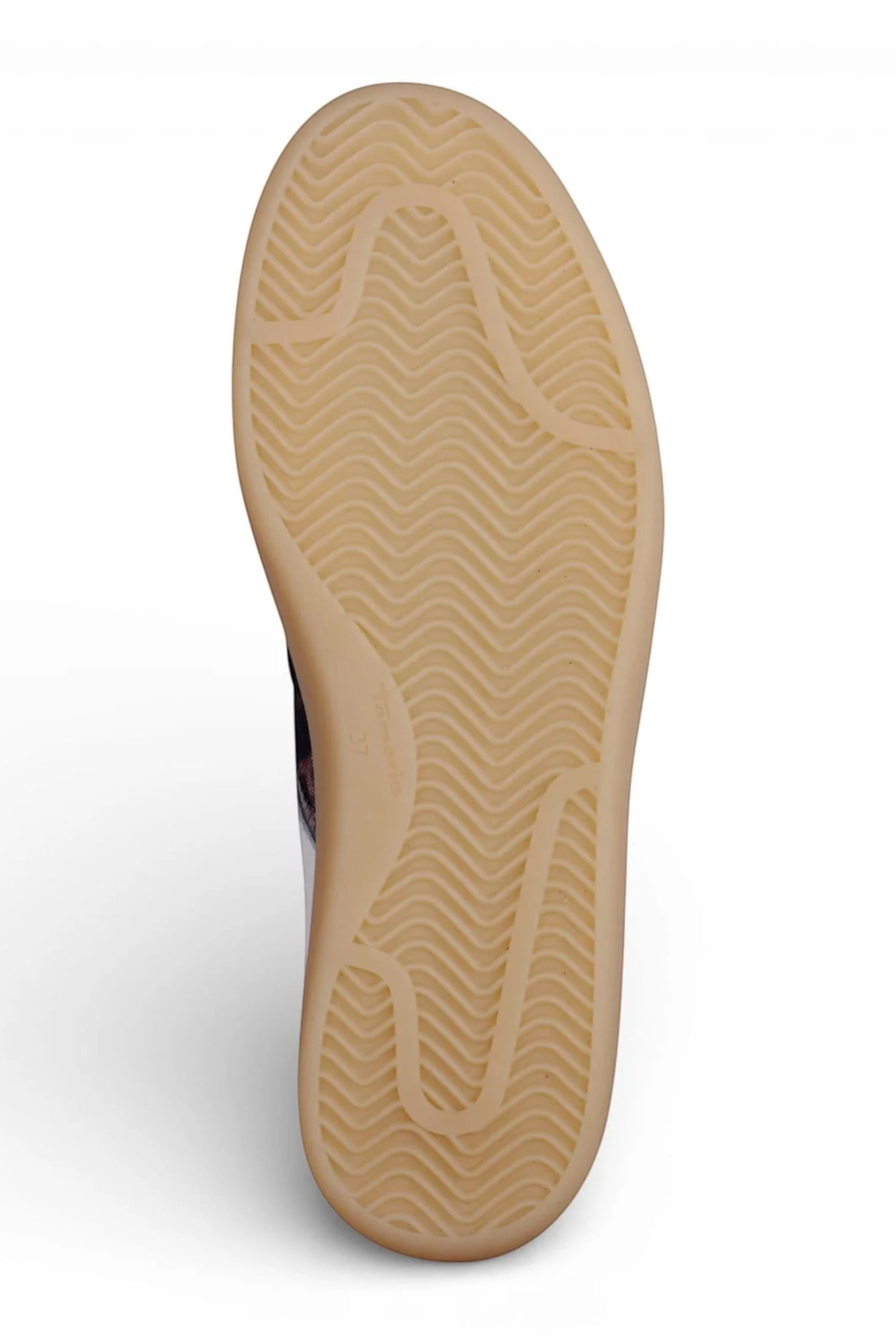 Brown Tamaris Brown Tamaris Womens White Leopard Sneakers, Image 4 of 7