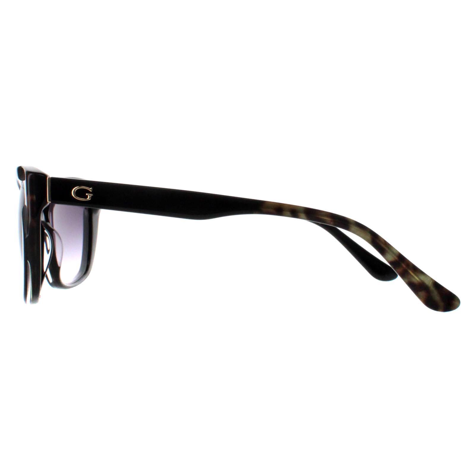 Black Guess Black Cat Eye Black Dark Blue Gradient GU7511, Image 3 of 4