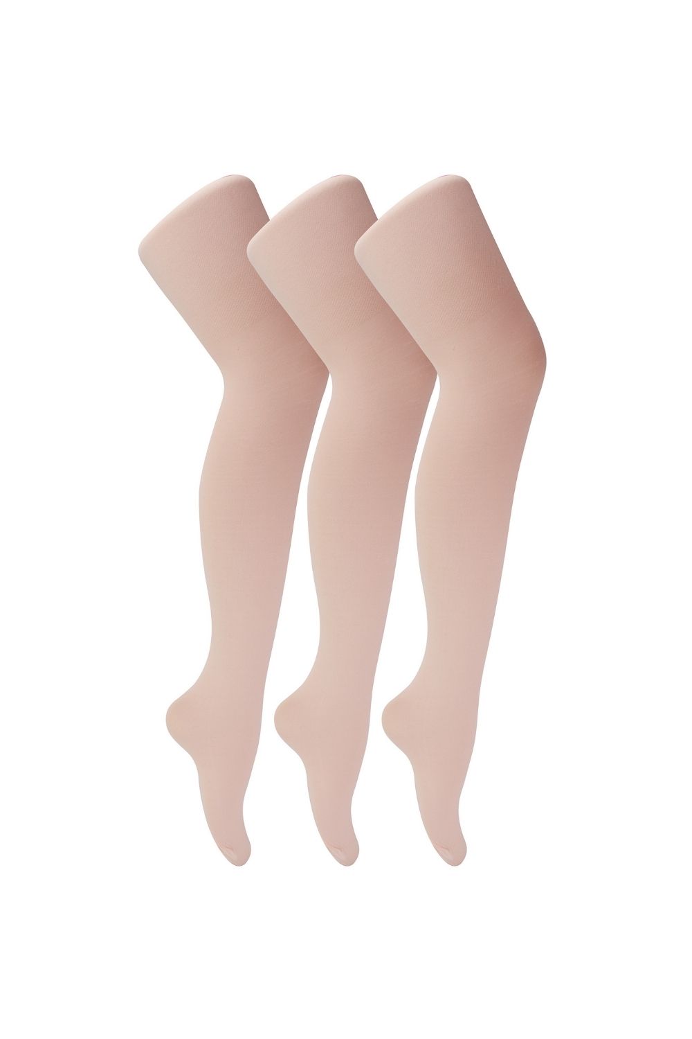 Pink 3 Pack Girls 70 Denier Ballet Tights, Image 1 of 4
