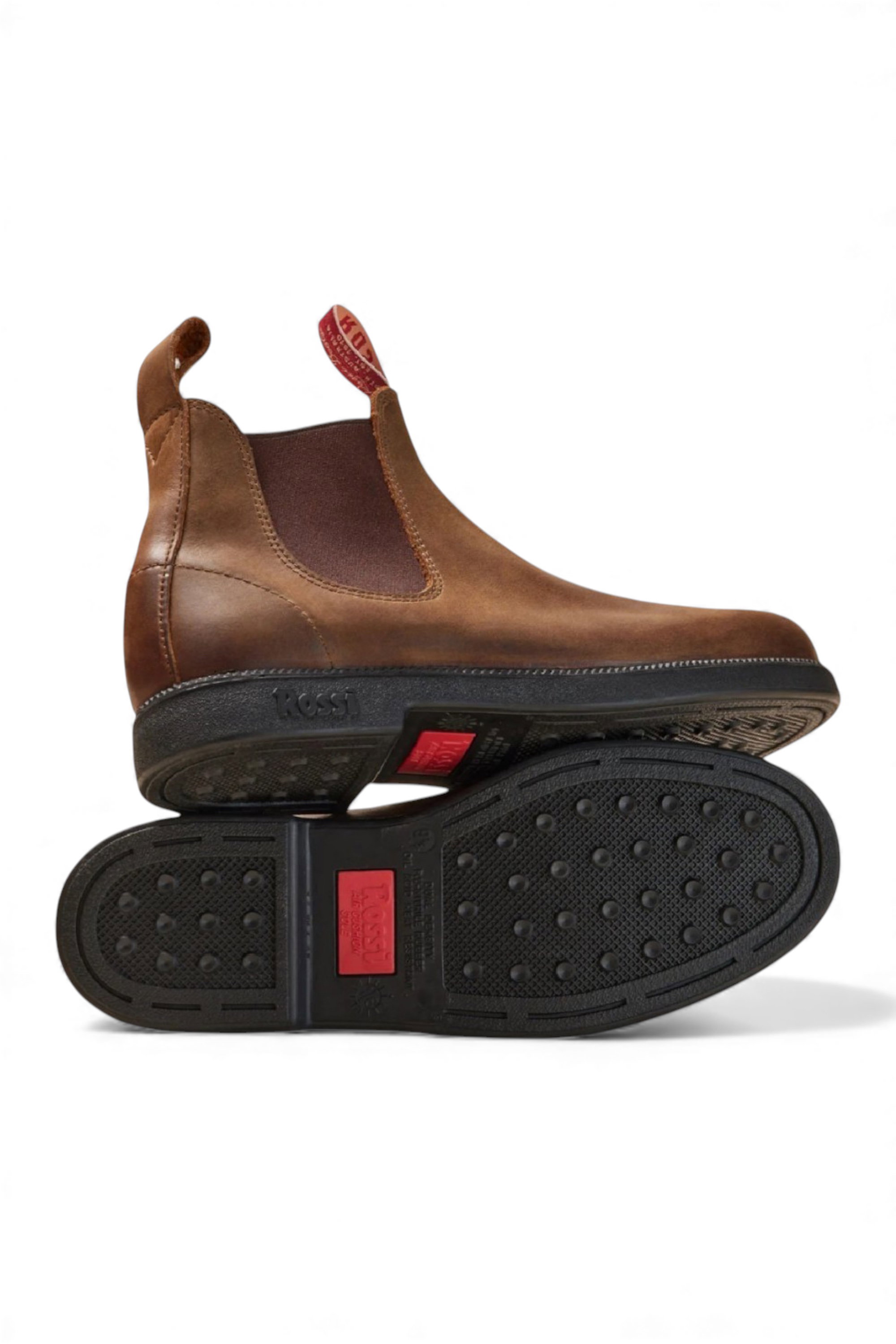 Tan Booma 607 Leather Chelsea Boots, Image 3 of 6