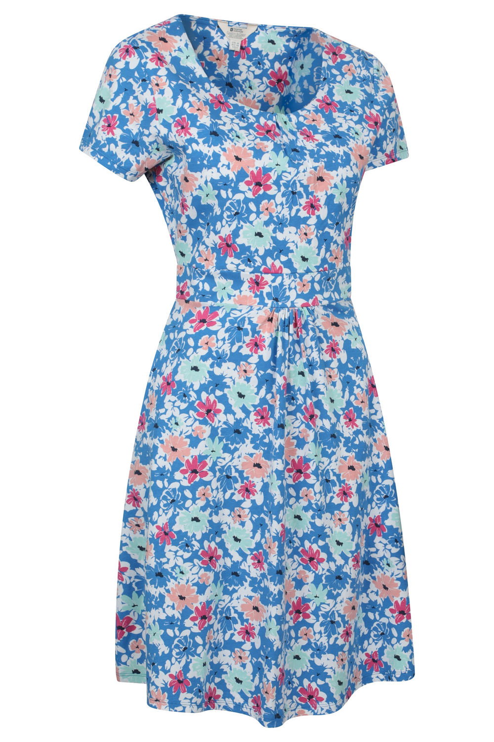 Blue Orchid Floral UV Dress, Image 3 of 4