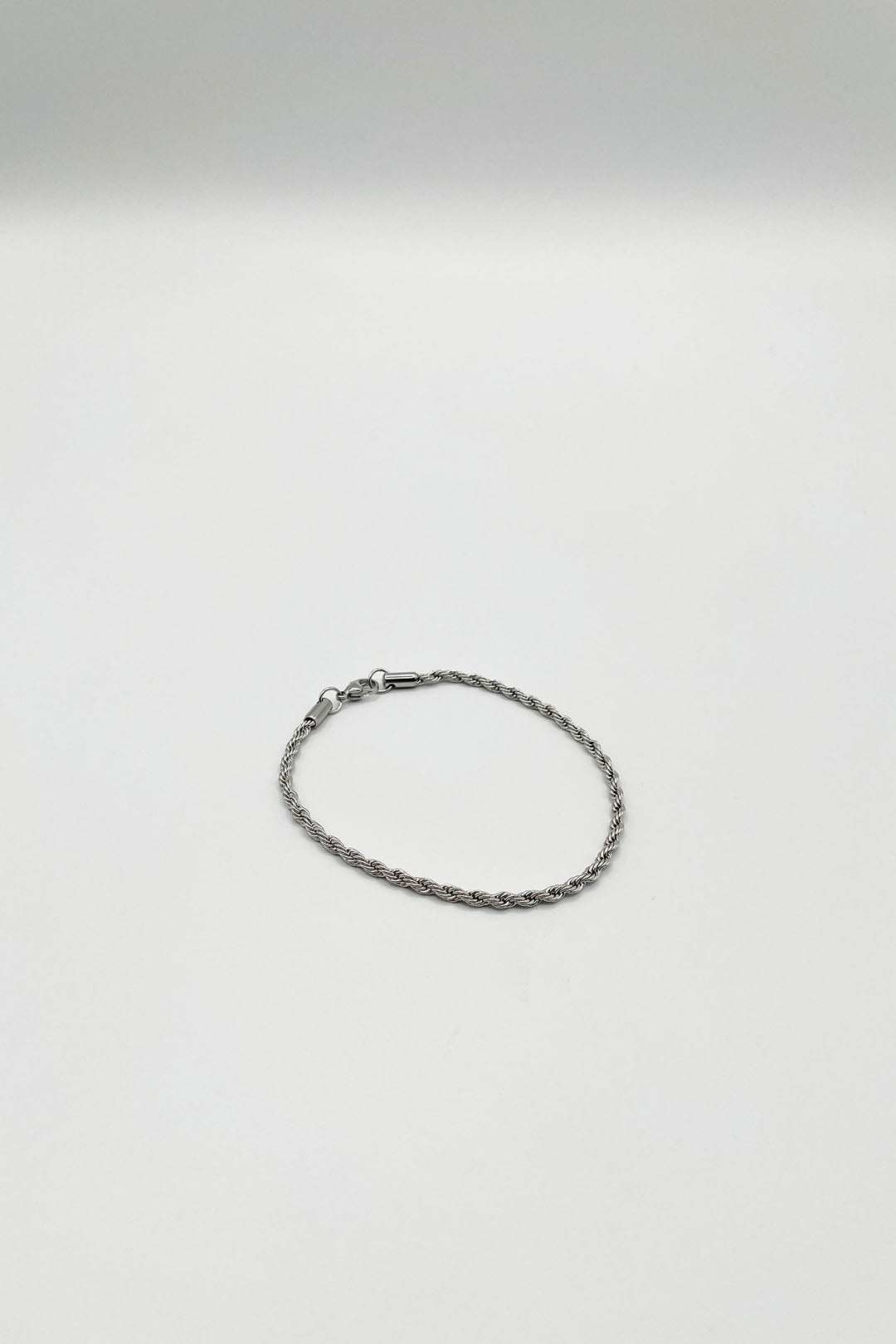 Silver Rope Chain Bracelet in Silver, Image 3 of 3