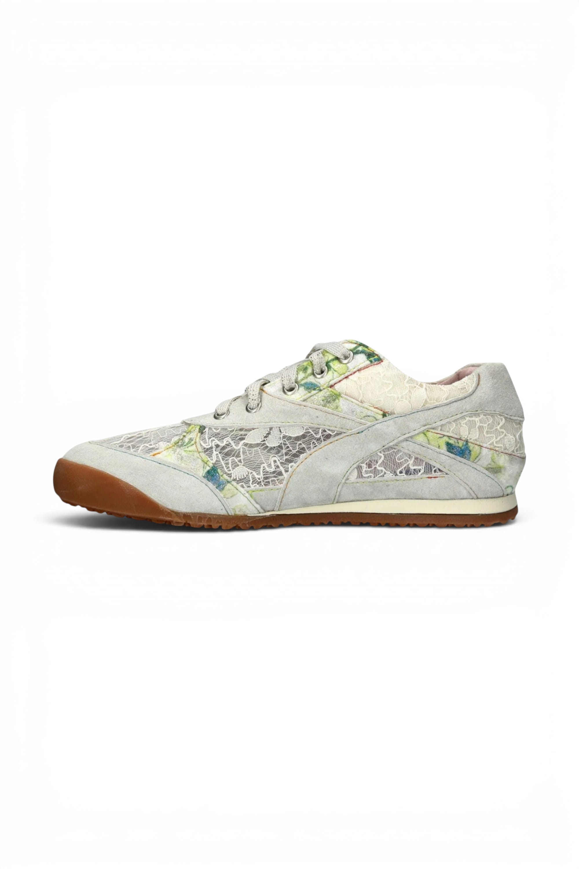 Beige Womens Trainers Sneaker Shoes-TIVANAO-03, Image 5 of 7