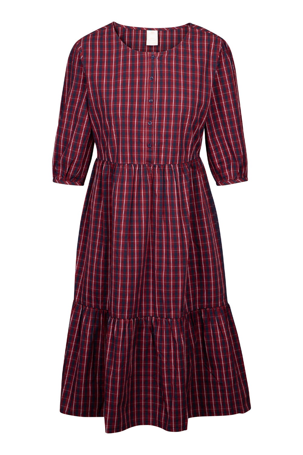 Wine Helen Casual Dress, Image 1 of 2