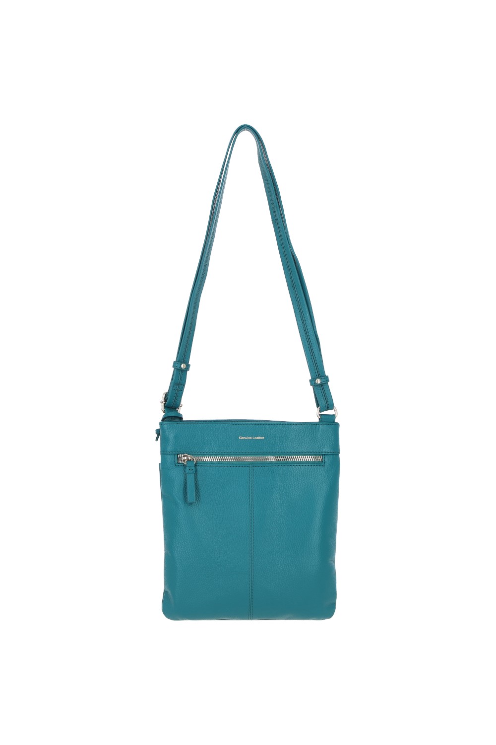 Green 'Bella' Real Leather Crossbody Bag, Image 3 of 4