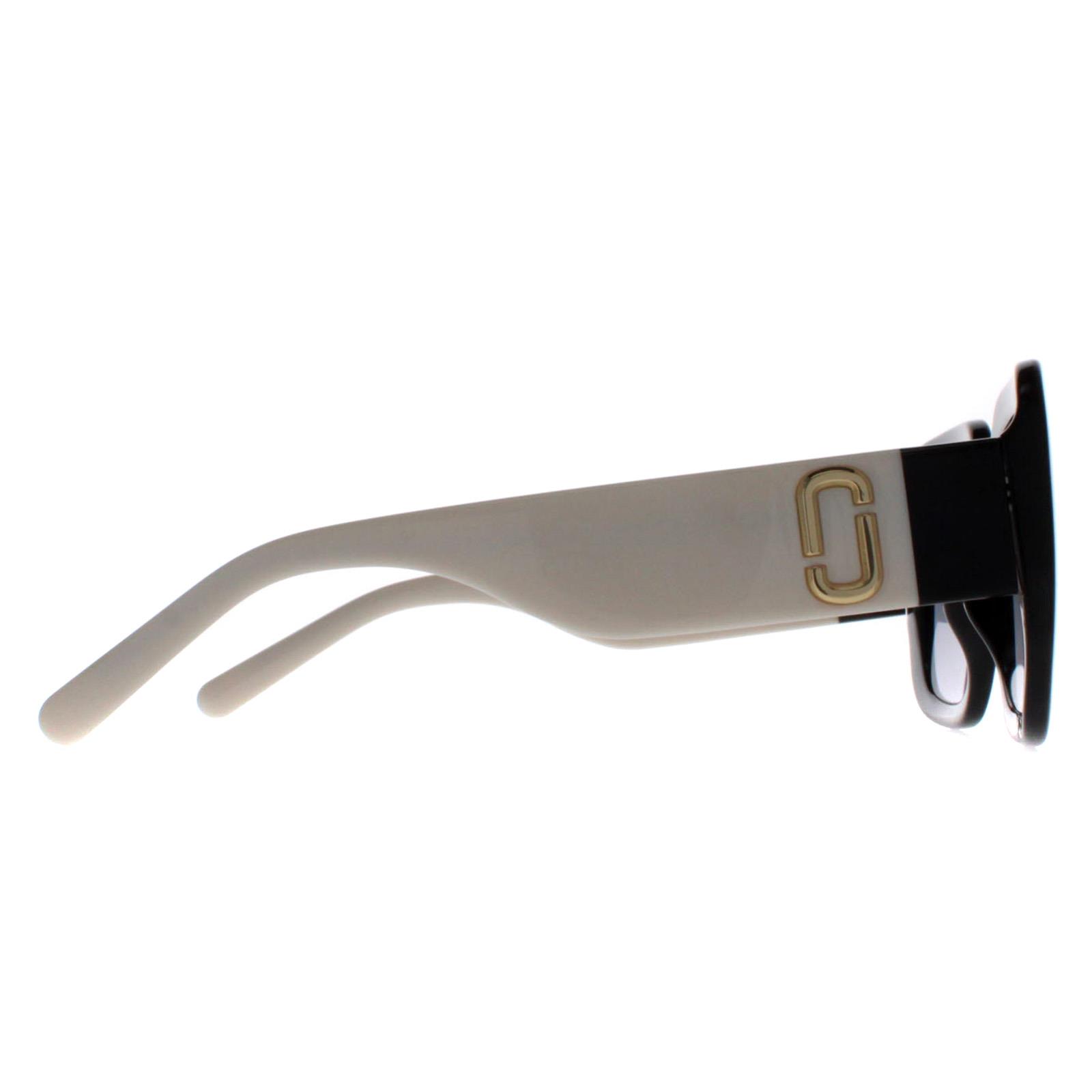 Black Marc Jacobs Black Square Black and White Grey Gradient MARC 647/S, Image 4 of 4