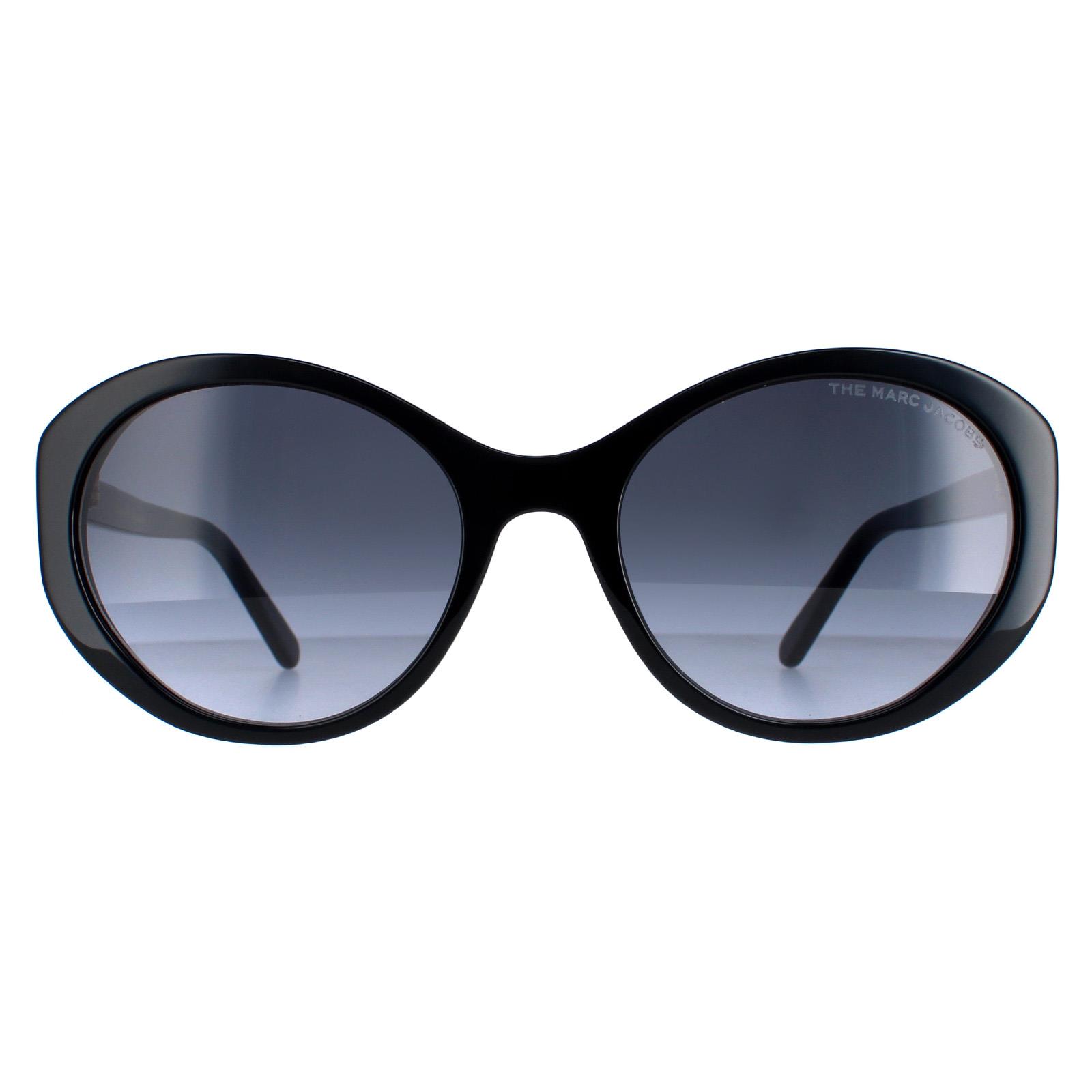 Black Marc Jacobs Black Oval Black Dark Grey Gradient 520/S, Image 1 of 4
