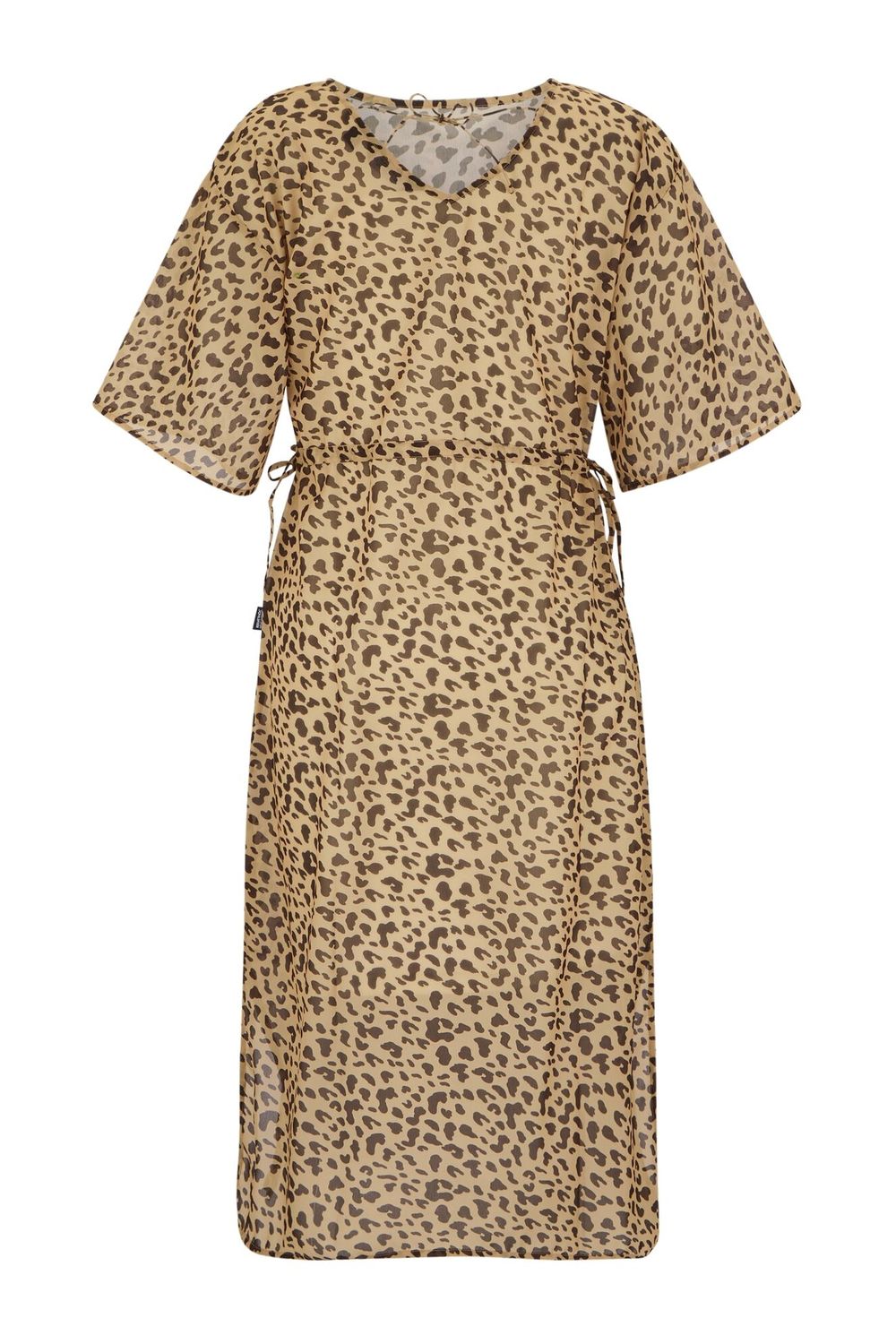 Multi Avorno Abstract Leopard Print Kaftan, Image 2 of 3