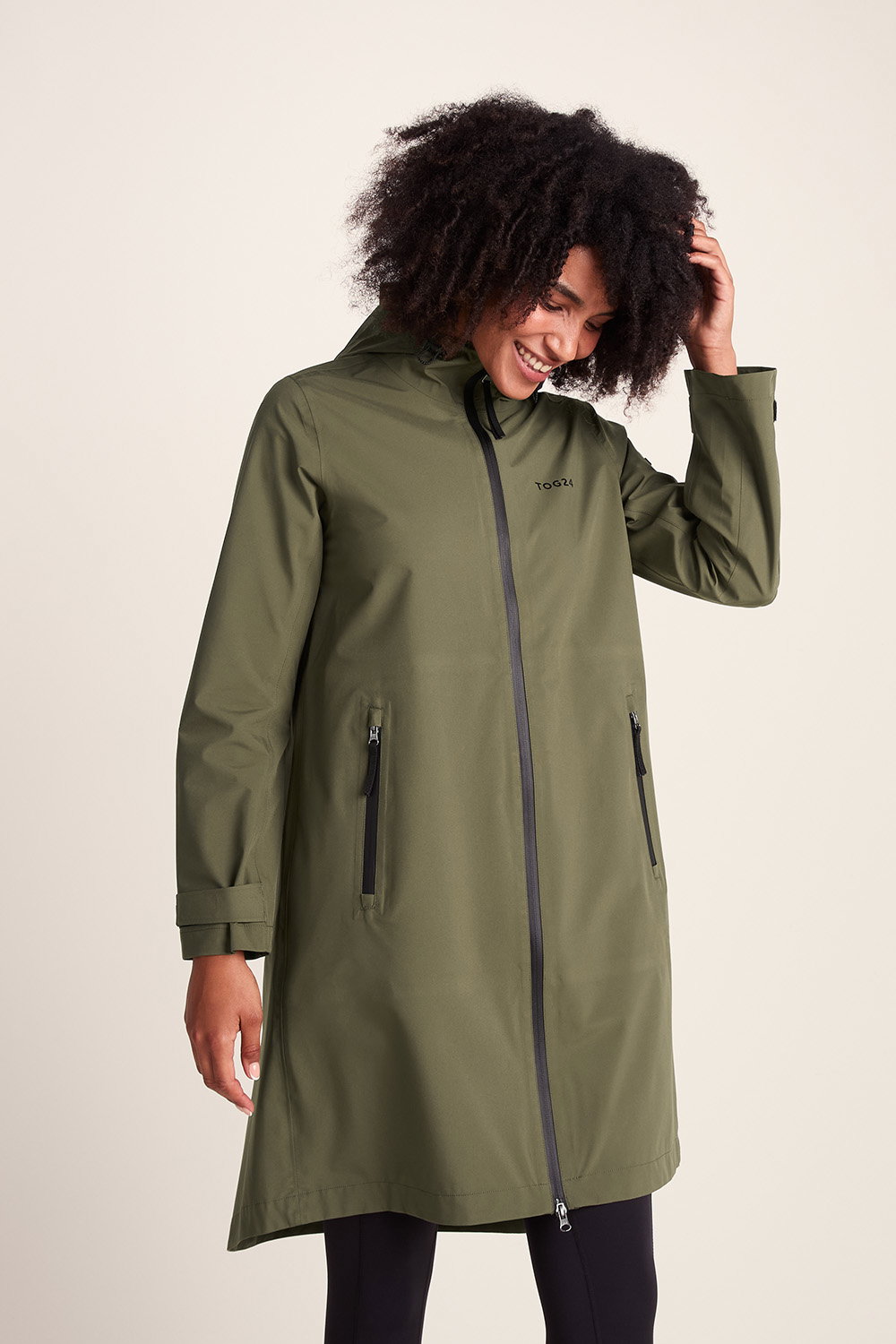 Khaki Nova Performance Waterproof Jacket, Image 1 of 6