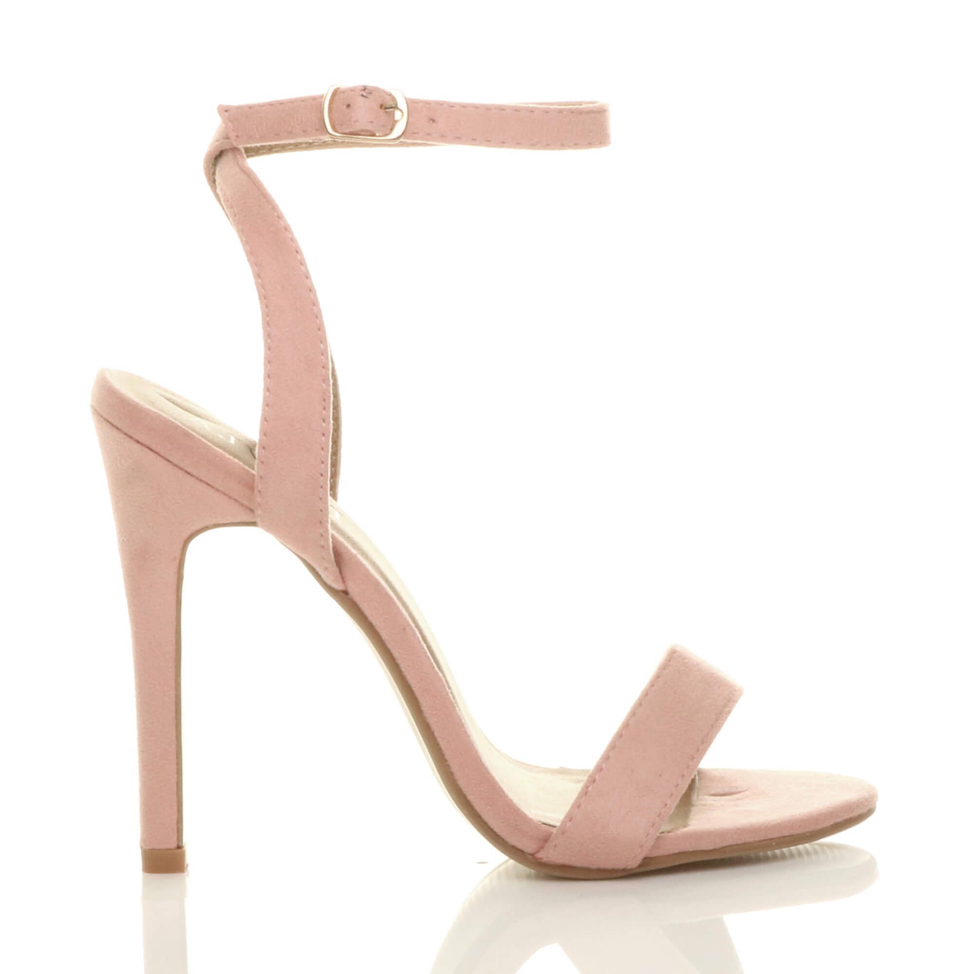 High Heel Ankle Strap Barely There Sandals, Image 2 of 6