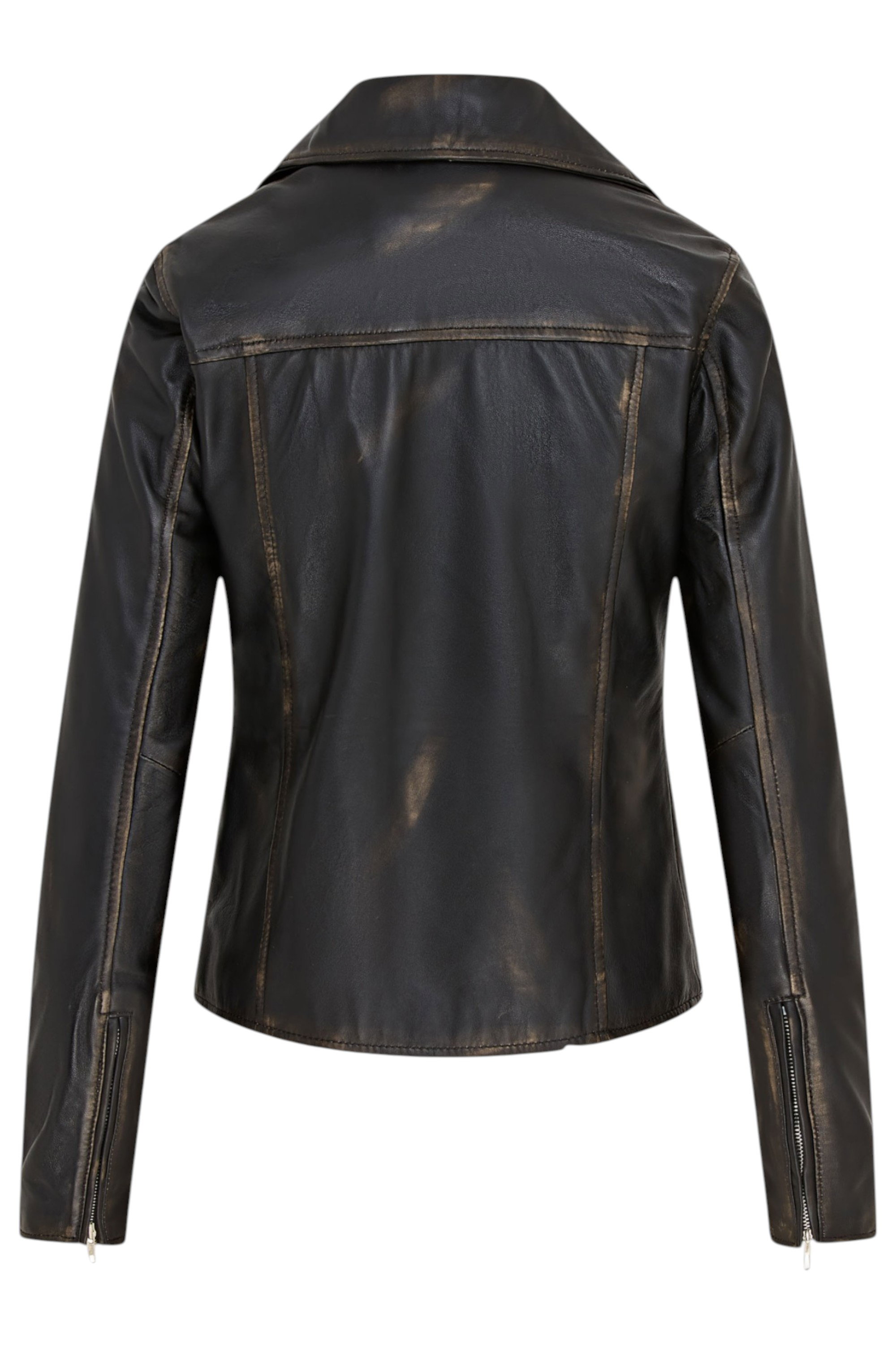 Tortoishell Infinity Leather Tortoishell Classic Brando Biker Leather Jacket, Image 5 of 8