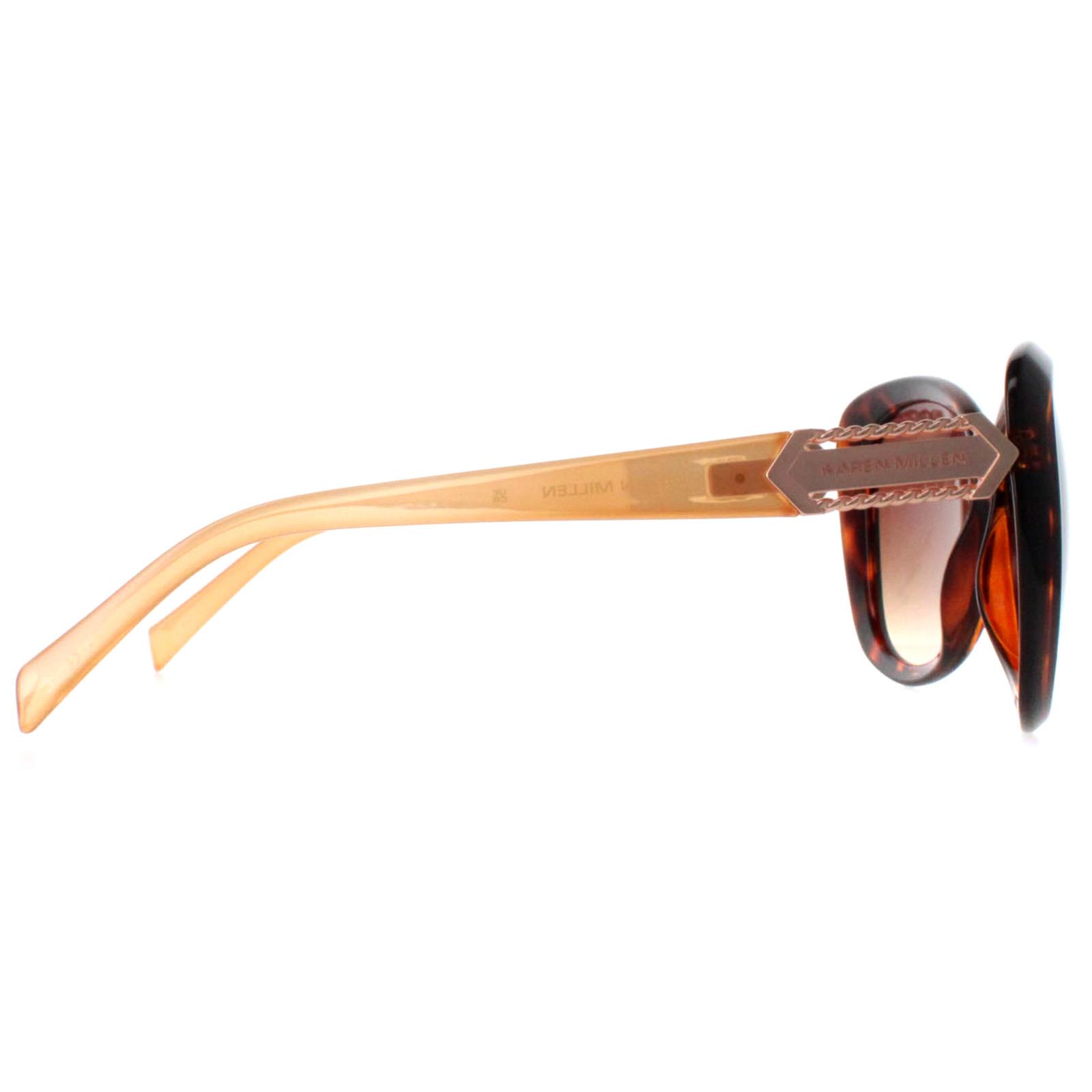 Brown Karen Millen Brown Butterfly Dark Tortoise Brown Gradient KM5049, Image 4 of 4